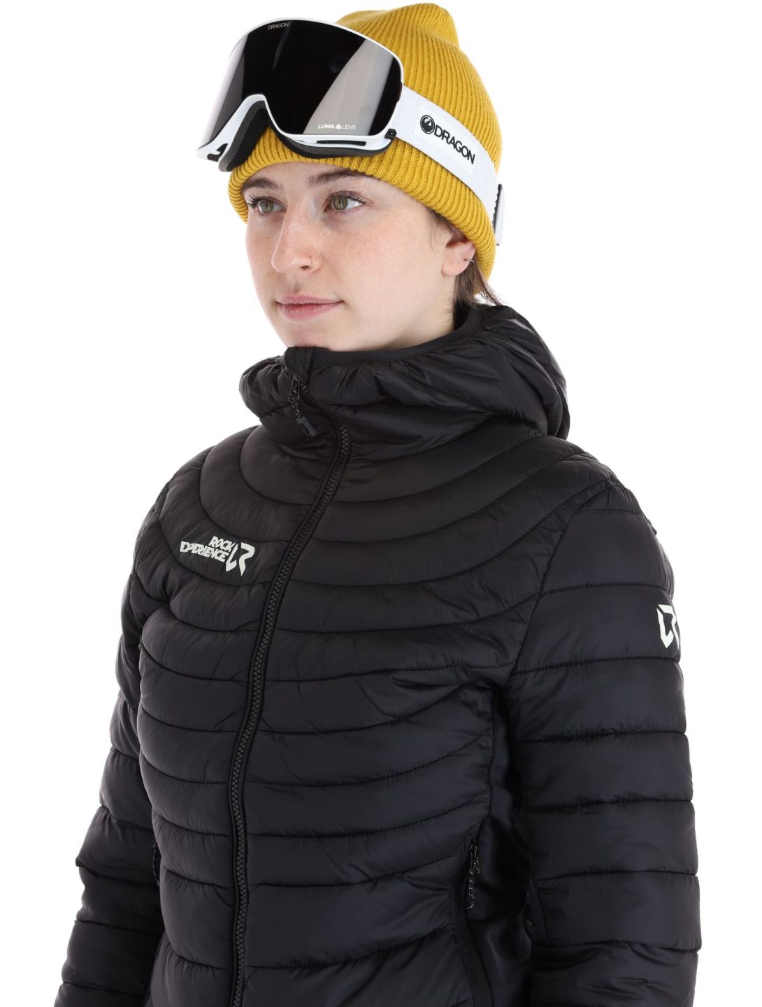 Rock Experience, Fortune Hybrid veste de ski femmes Caviar noir 