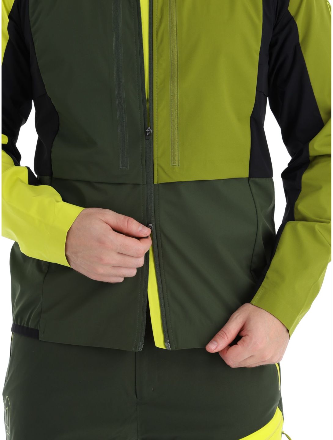 Rock Experience, Inuit Tech veste de ski softshell hommes Kombu Green / Sulphur / Cardam Seed gris, vert 