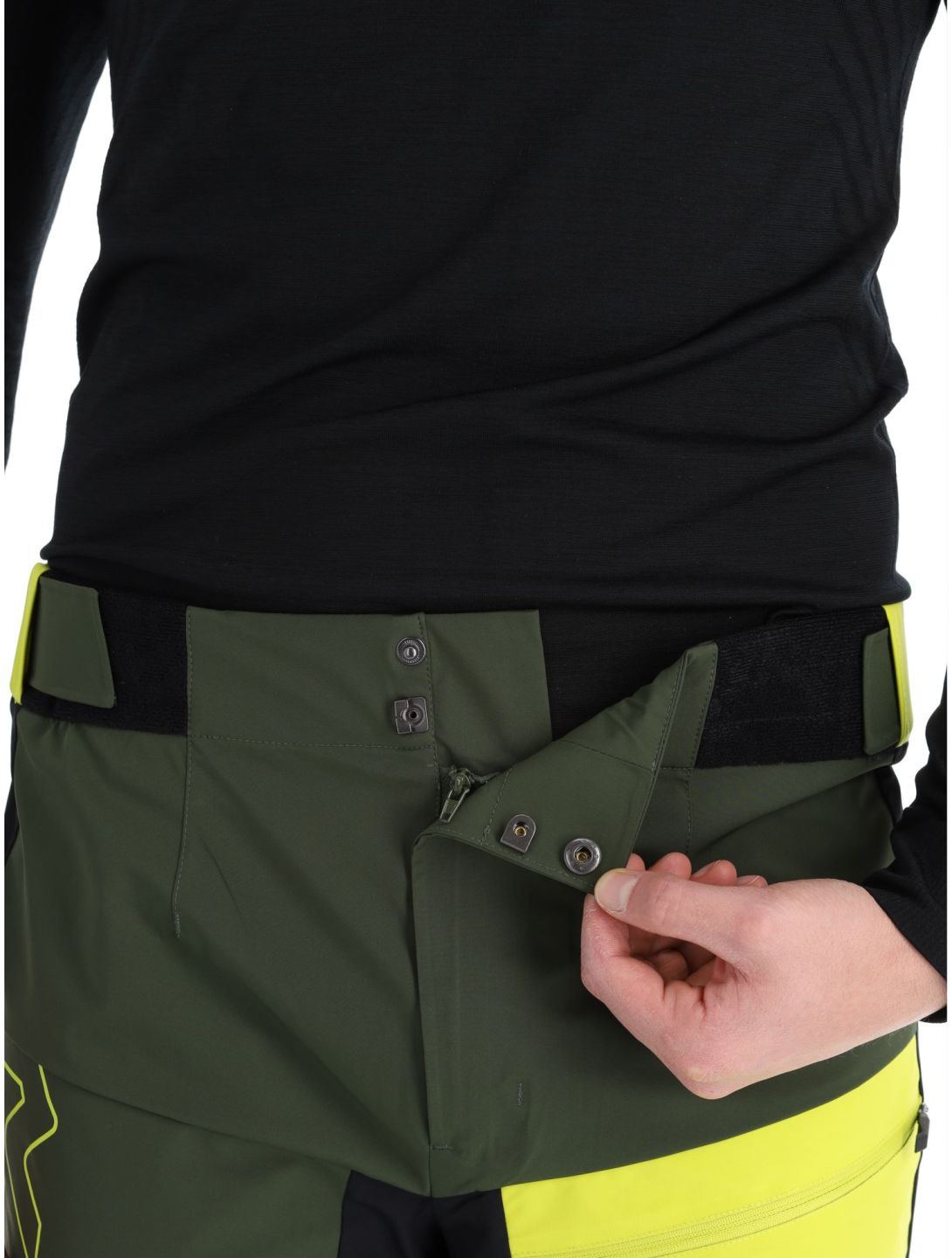 Rock Experience, Inuit Tech pantalon de ski en softshell hommes Kombu Green / Cardamom Seed / Sulphur vert 