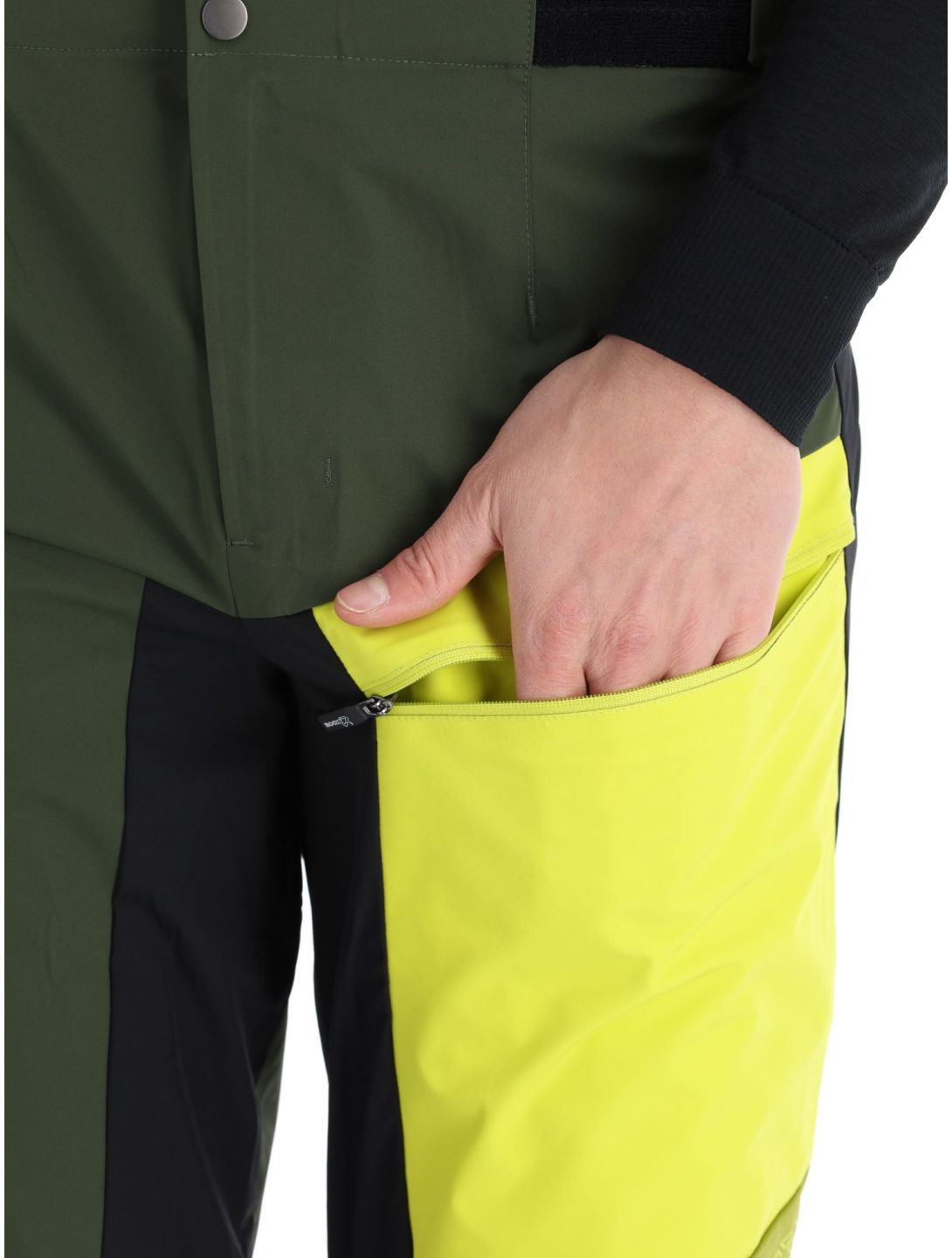 Rock Experience, Inuit Tech pantalon de ski en softshell hommes Kombu Green / Cardamom Seed / Sulphur vert 