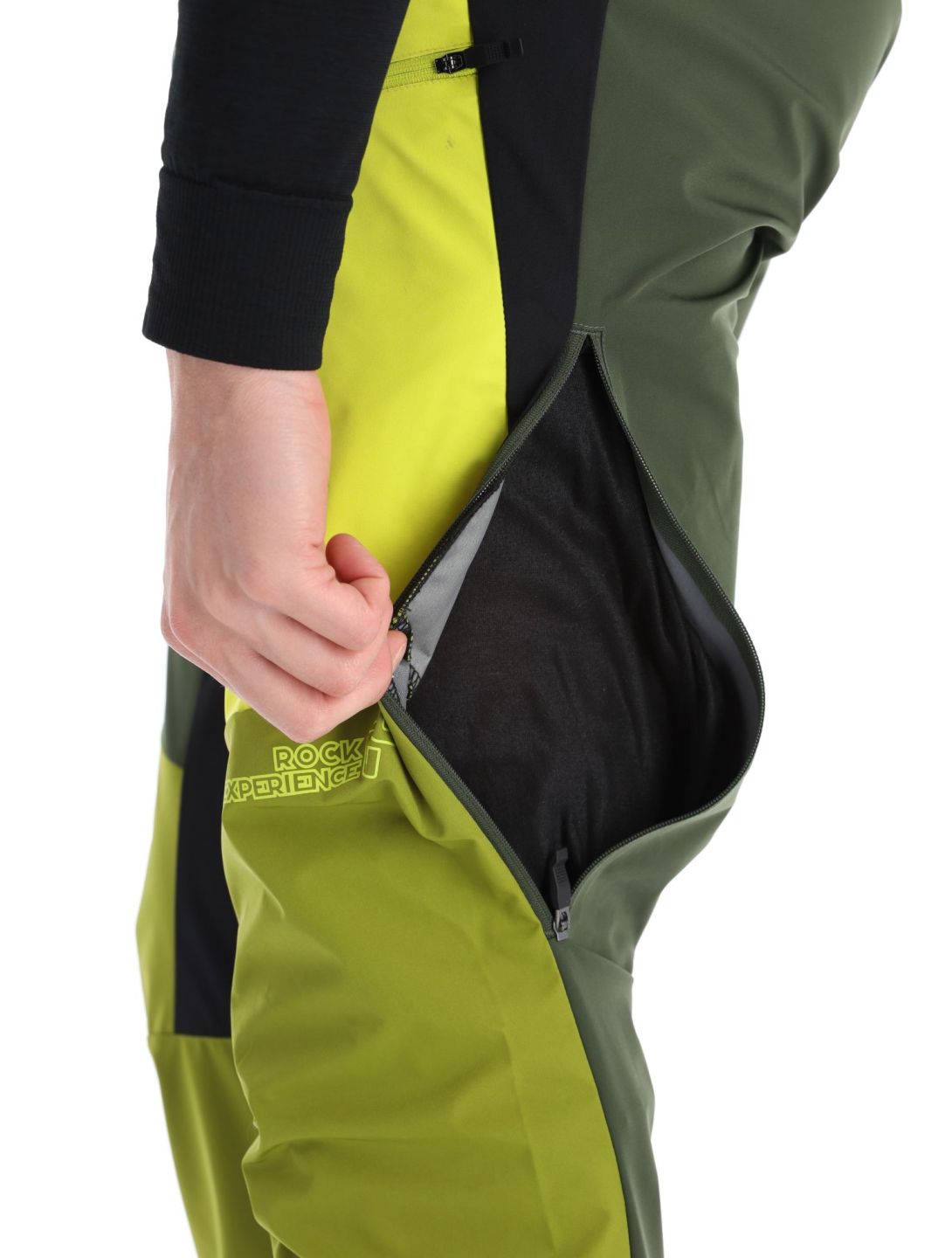 Rock Experience, Inuit Tech pantalon de ski en softshell hommes Kombu Green / Cardamom Seed / Sulphur vert 