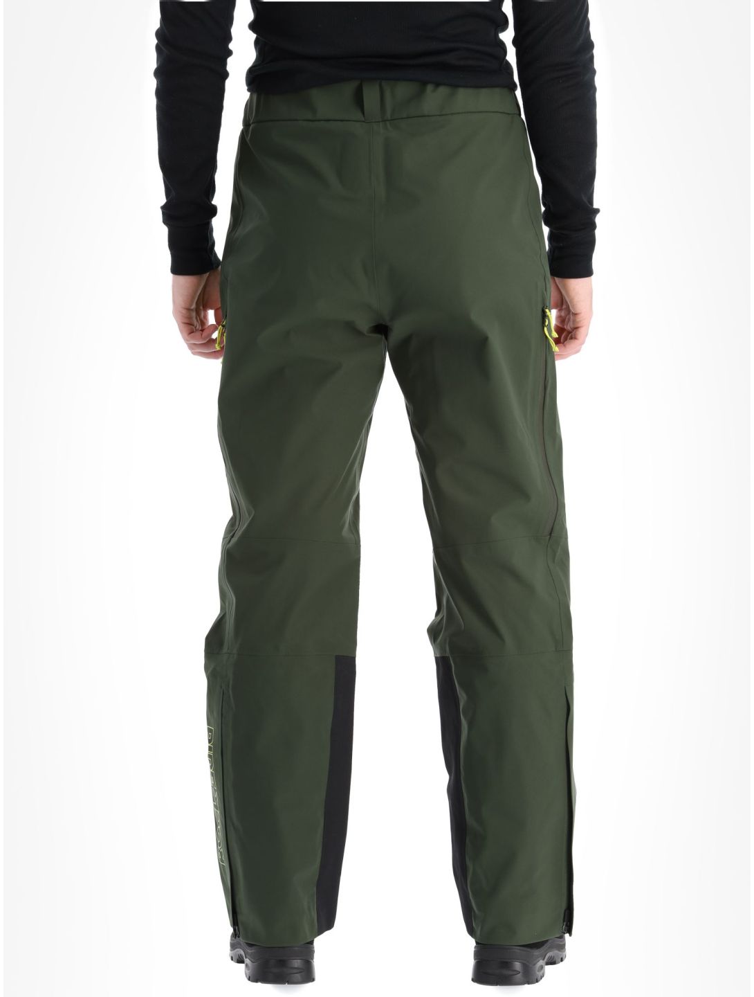 Rock Experience, Rockmantic pantalon de ski hommes Kombu Green / Safety Yellow jaune, vert 