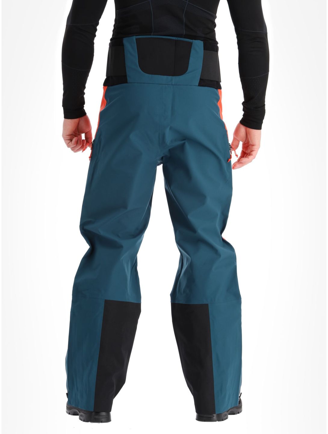 Rock Experience, Snowmass pantalon de ski à coque dure hommes Reflecting Pond / Cherry Tomato bleu, rouge 