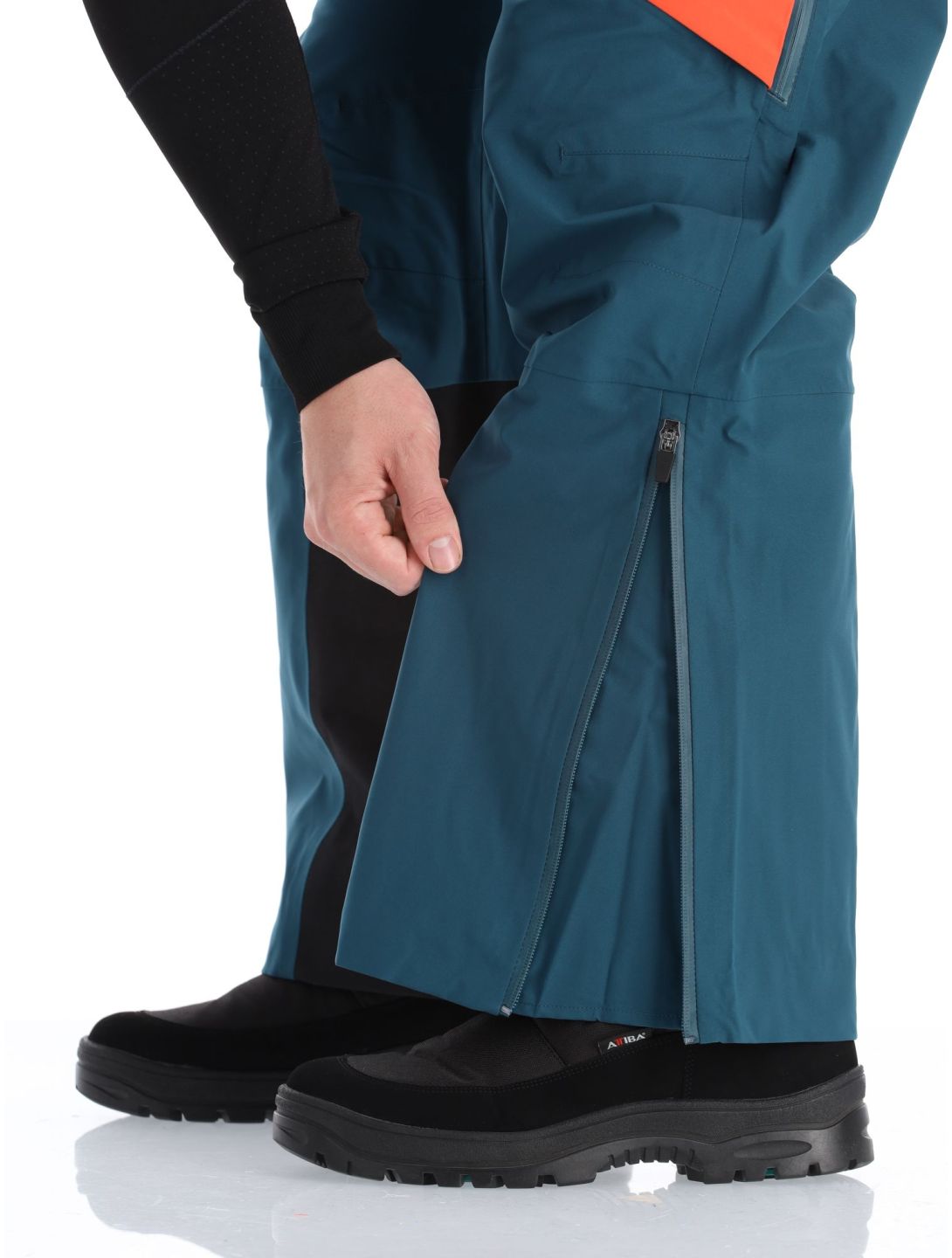 Rock Experience, Snowmass pantalon de ski à coque dure hommes Reflecting Pond / Cherry Tomato bleu, rouge 