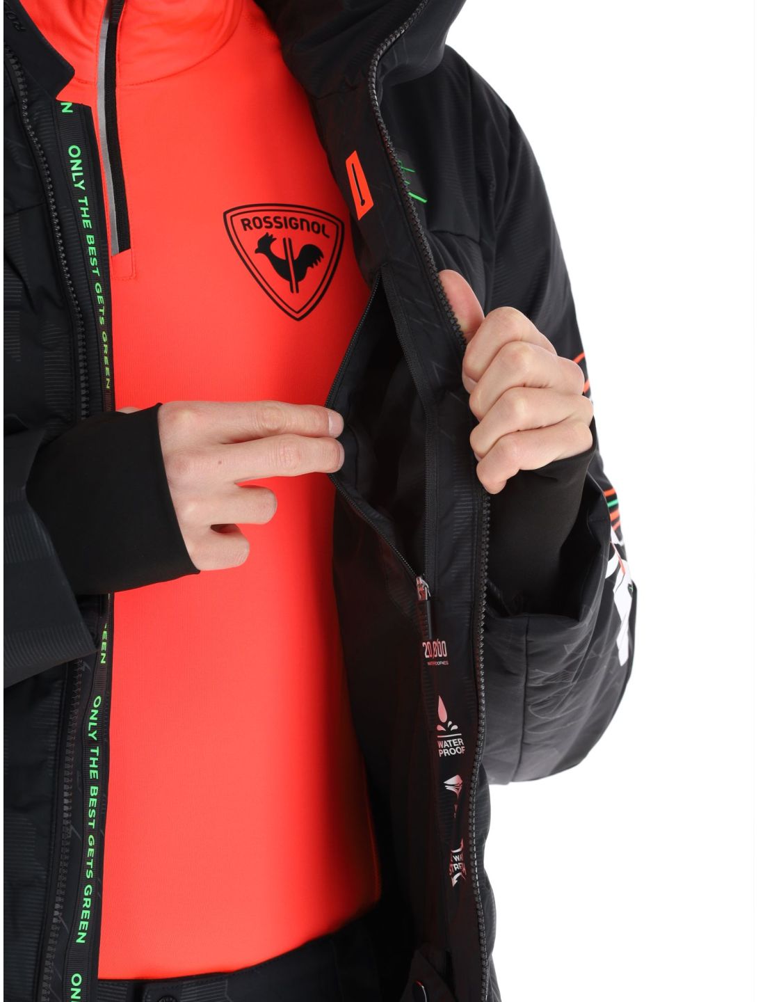 Rossignol, Hero Depart veste de ski hommes Black noir 