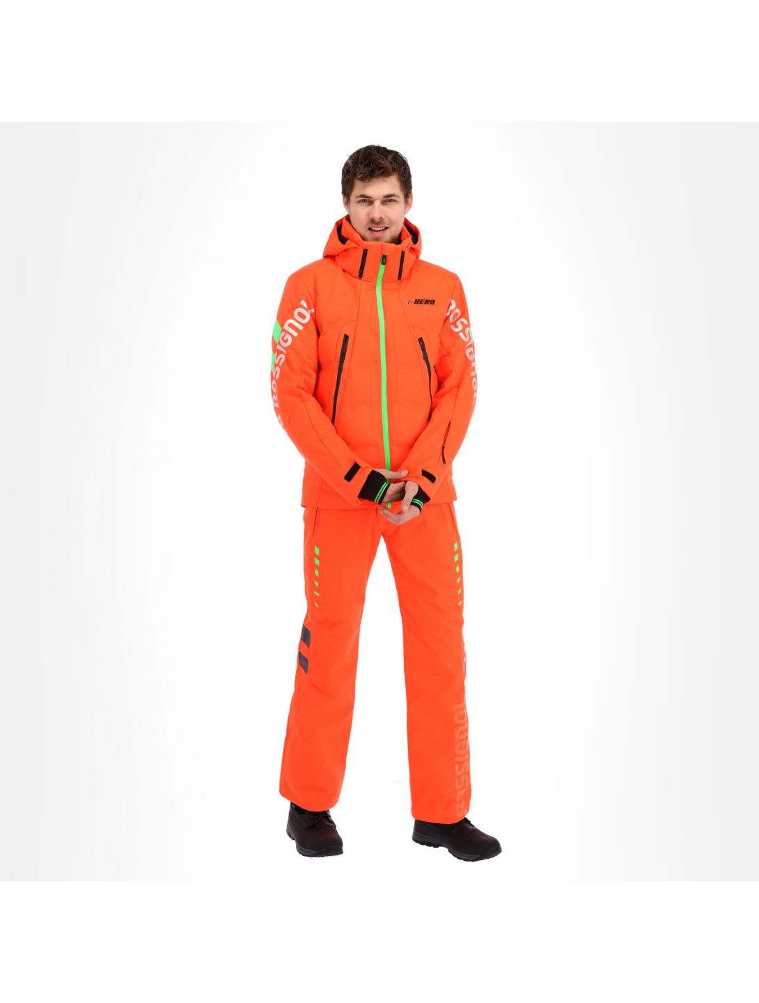 Rossignol, Hero Depart Jkt veste de ski hommes neon rouge 