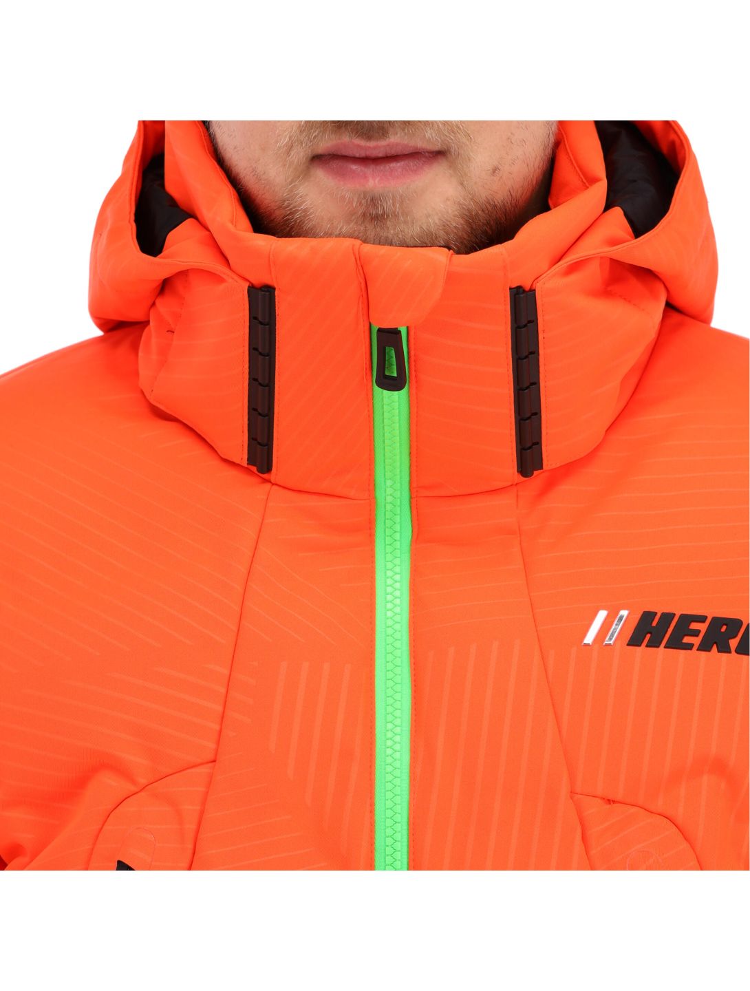 Rossignol, Hero Depart Jkt veste de ski hommes neon rouge 