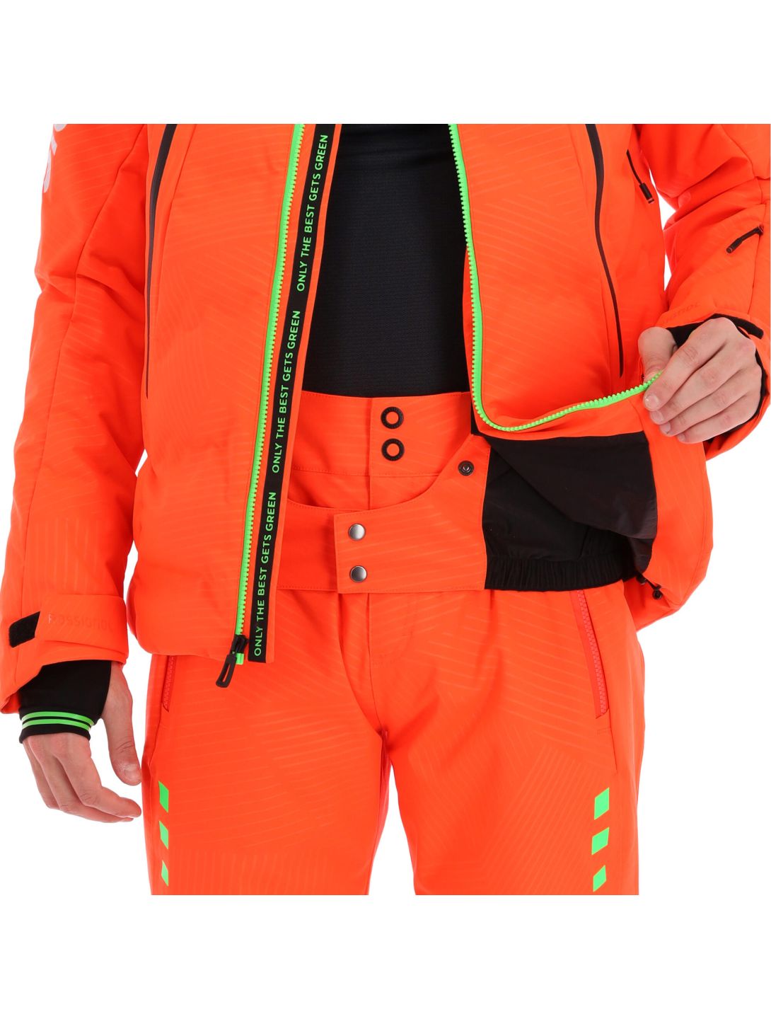 Rossignol, Hero Depart Jkt veste de ski hommes neon rouge 