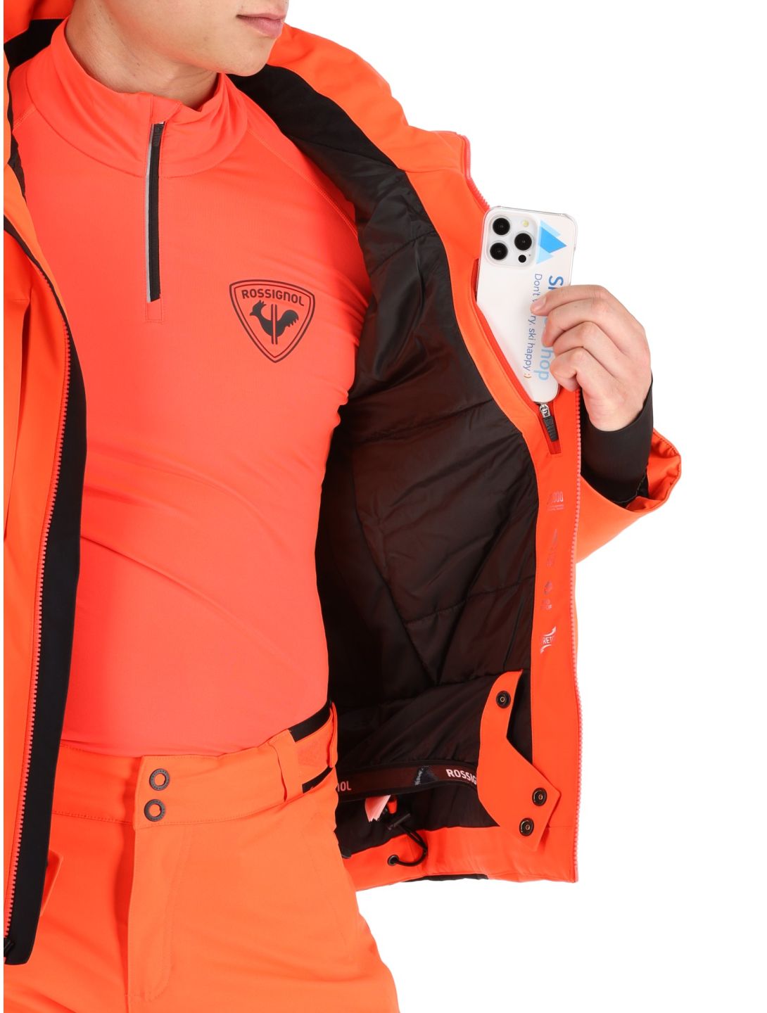 Rossignol, Hero Velika veste de ski hommes Neon Red rouge 