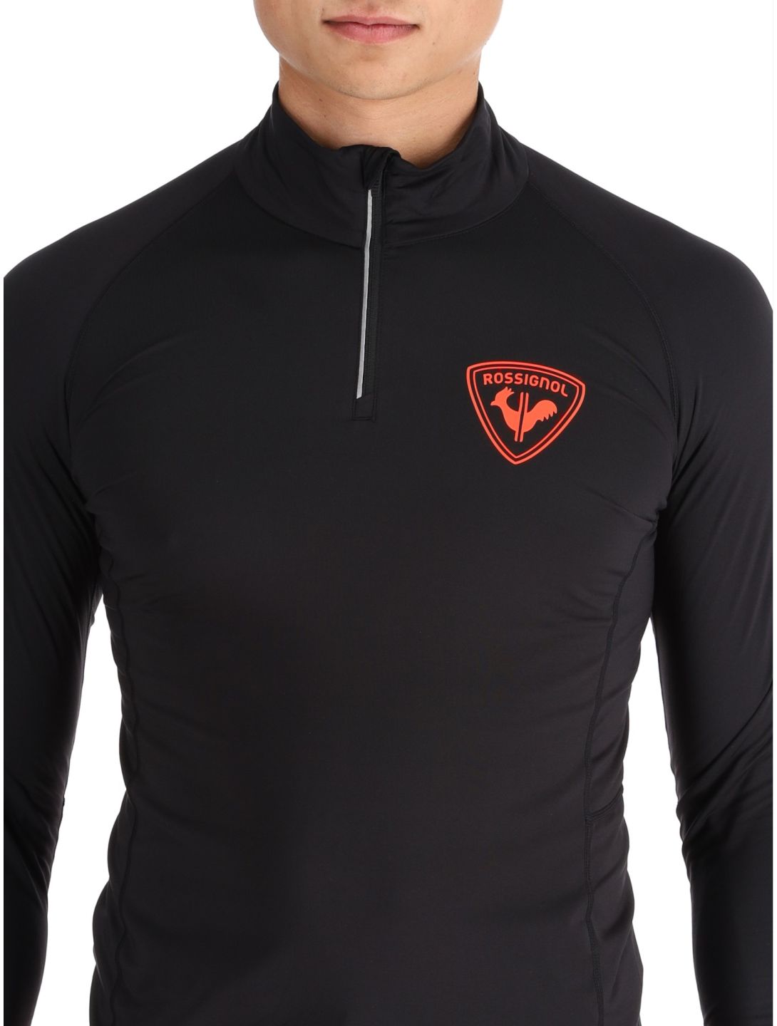 Rossignol, New Hero Classique 1/2 Zip pull de ski hommes Black noir 