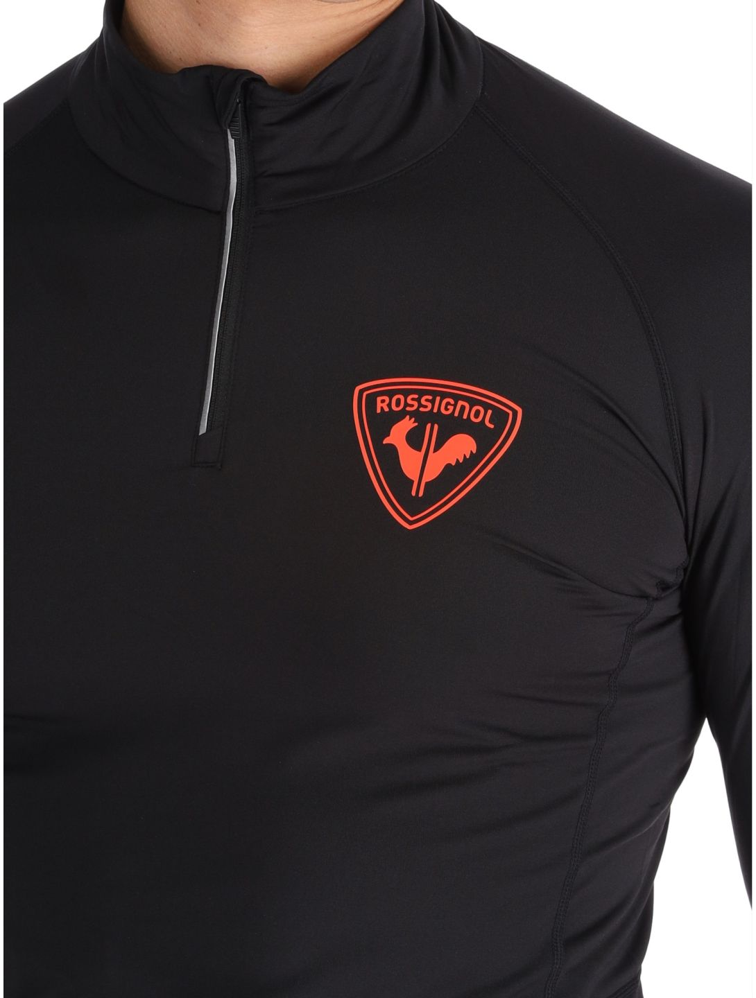 Rossignol, New Hero Classique 1/2 Zip pull de ski hommes Black noir 