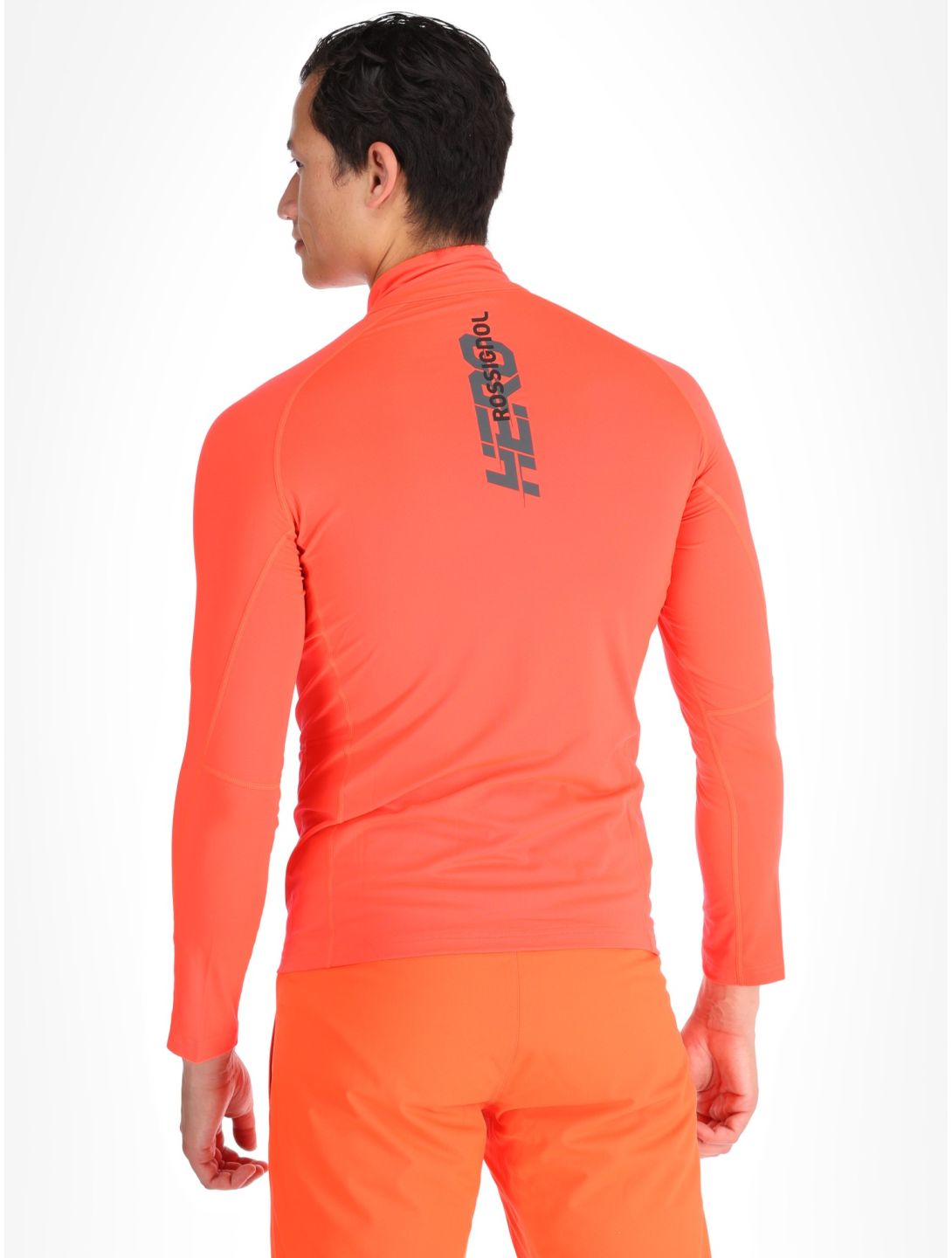 Rossignol, New Hero Classique 1/2 Zip pull de ski hommes Neon Red rouge 