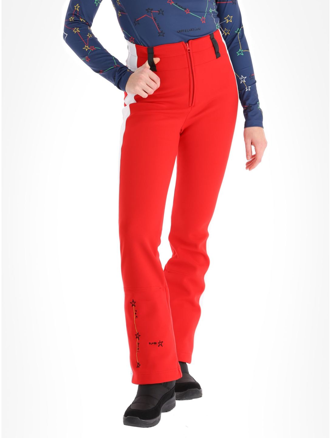 Rossignol, JC De Castelbajac Sirius Soft Shell pantalon de ski en softshell femmes Red rouge 