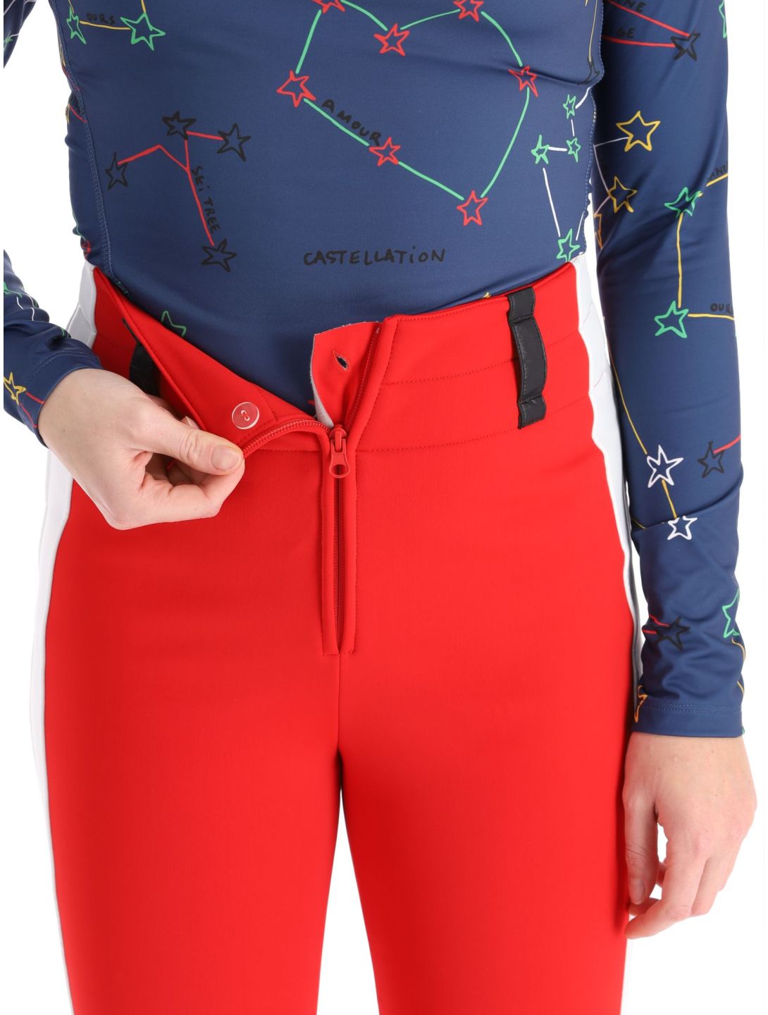 Rossignol, JC De Castelbajac Sirius Soft Shell pantalon de ski en softshell femmes Red rouge 