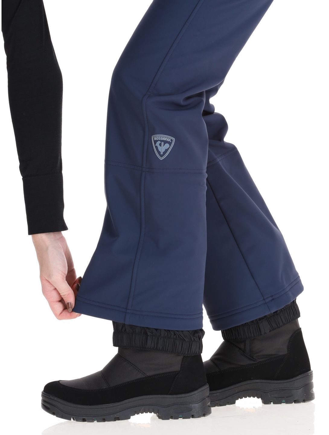 Rossignol, Ski Softshell pantalon de ski en softshell femmes Dark Navy bleu 