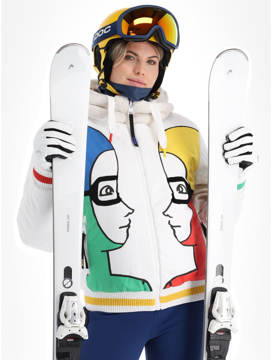 Rossignol, JC De Castelbajac Space Bomber veste de ski femmes White blanc 