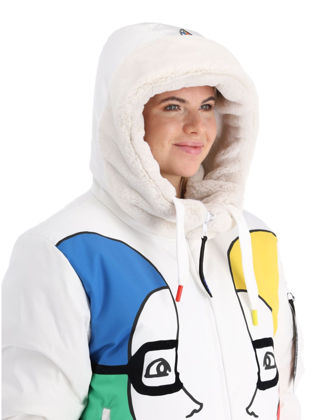 Rossignol, JC De Castelbajac Space Bomber veste de ski femmes White blanc 