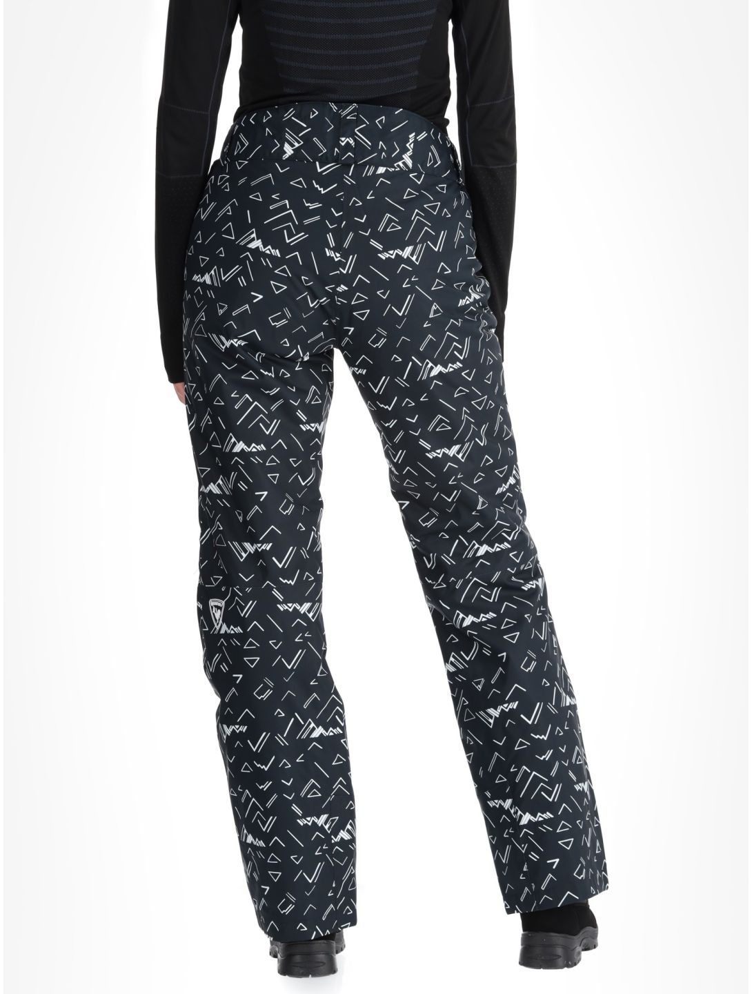 Rossignol, W Staci Print pantalon de ski femmes Black noir 