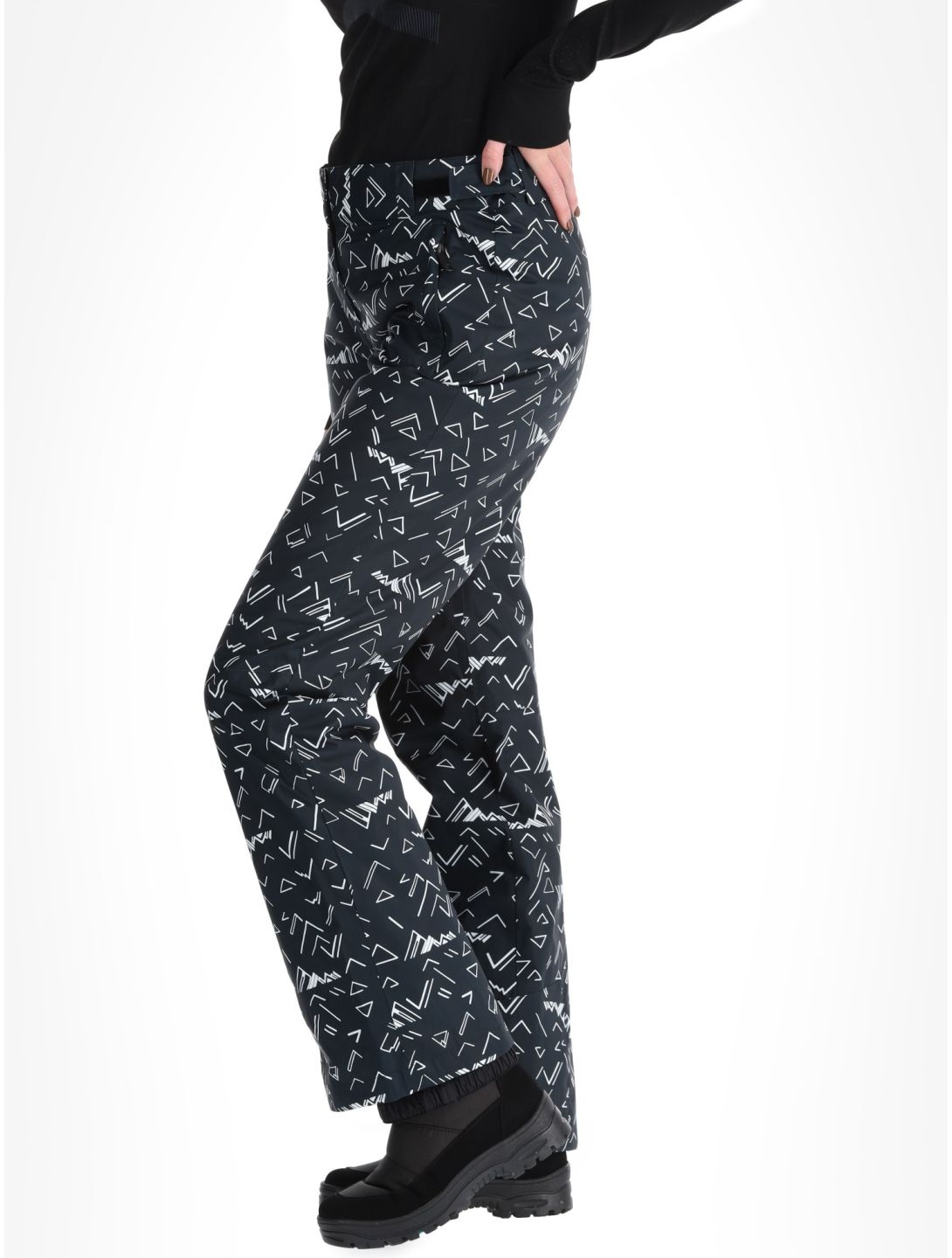 Rossignol, W Staci Print pantalon de ski femmes Black noir 