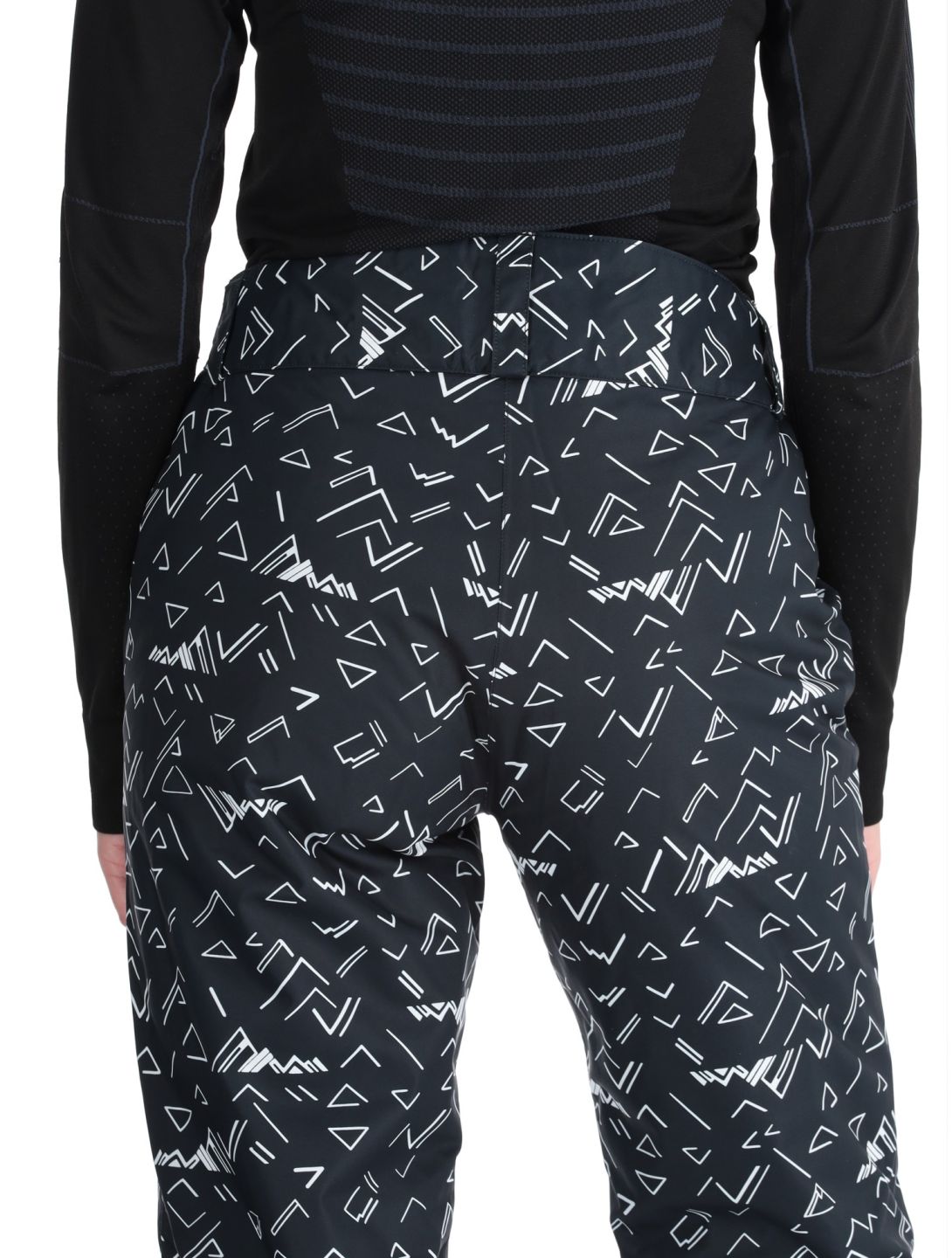 Rossignol, W Staci Print pantalon de ski femmes Black noir 