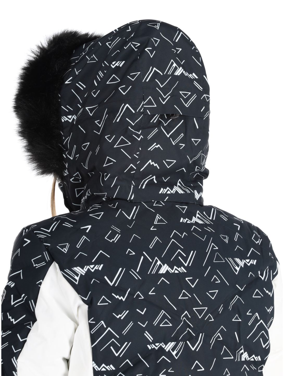 Rossignol, W Staci Print Puffy veste de ski femmes Black noir 