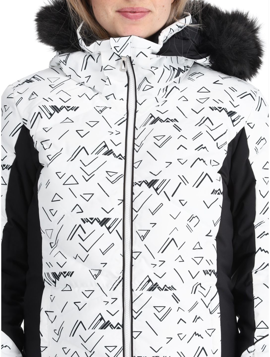 Rossignol, W Staci Print Puffy veste de ski femmes White blanc 