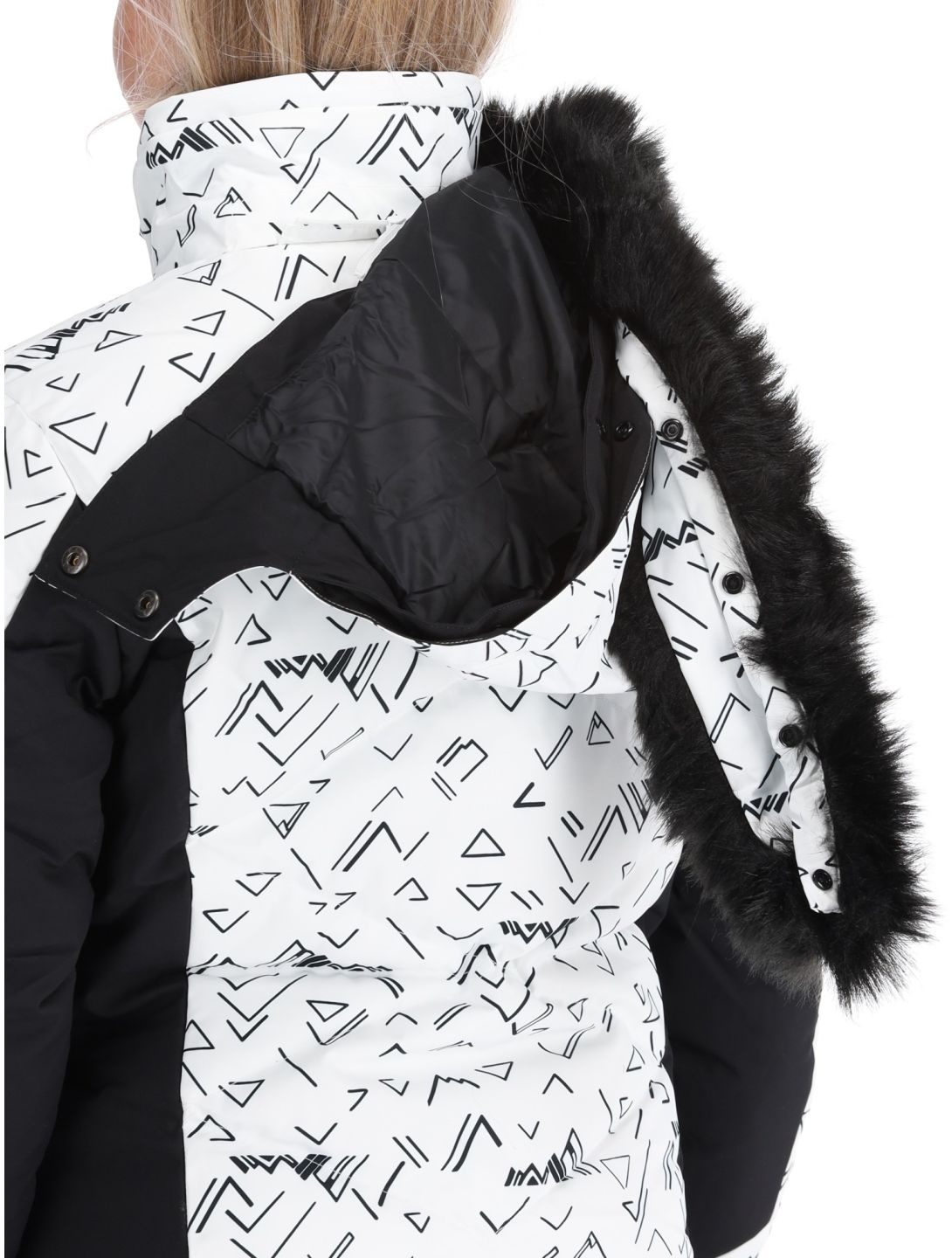 Rossignol, W Staci Print Puffy veste de ski femmes White blanc 