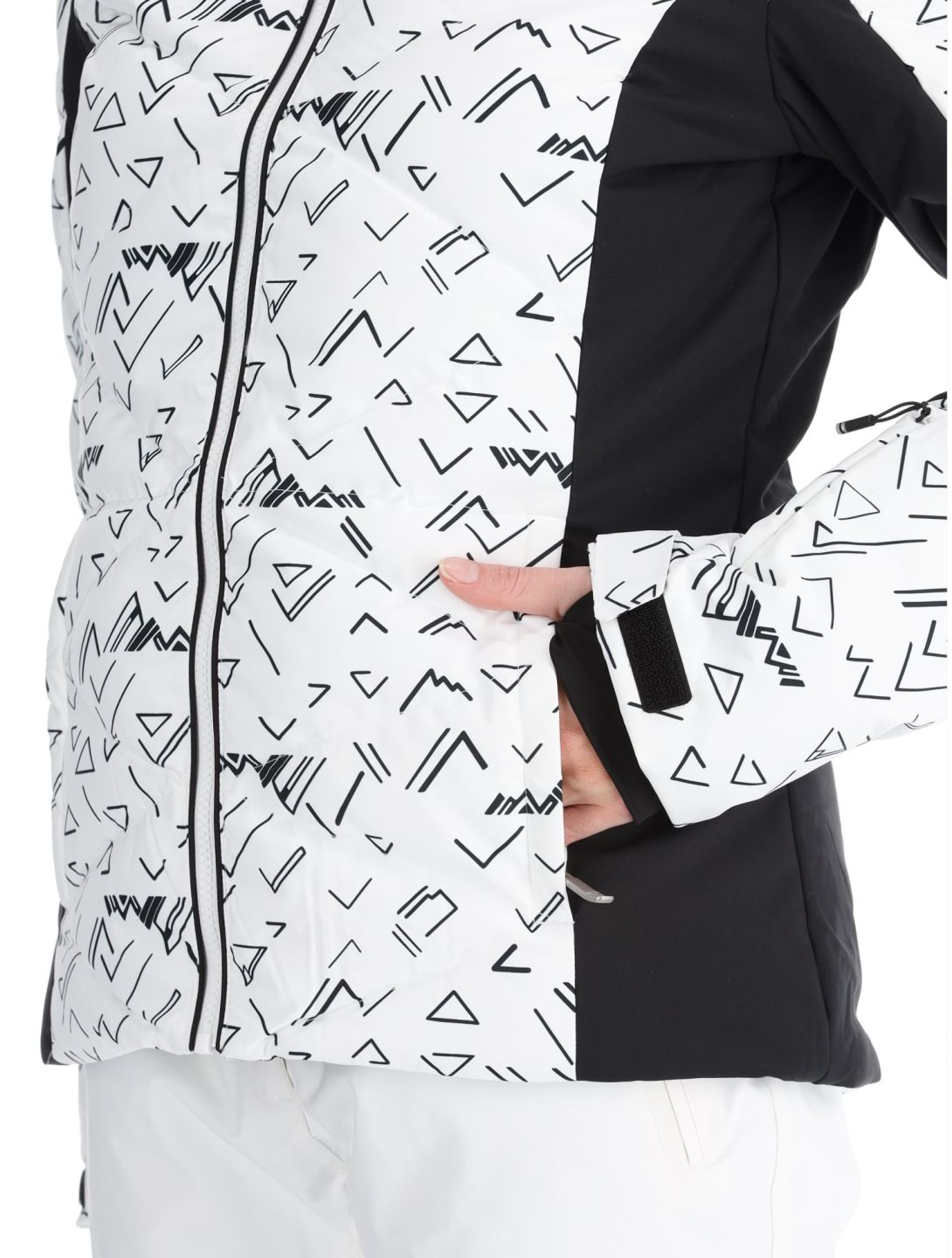 Rossignol, W Staci Print Puffy veste de ski femmes White blanc 