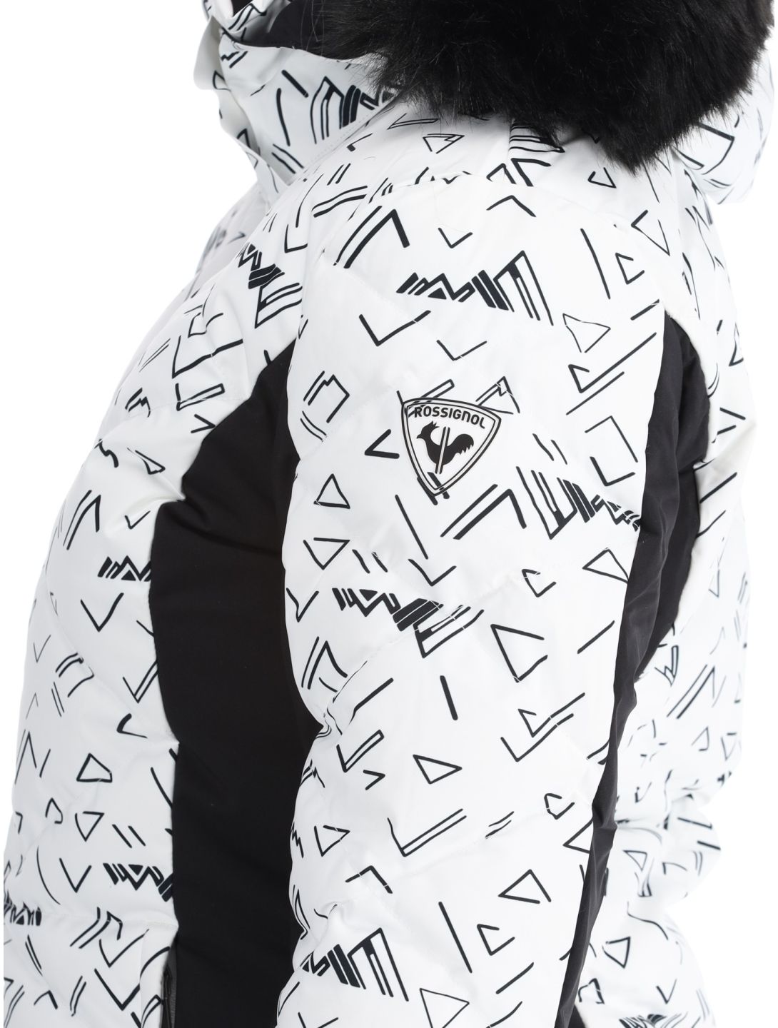 Rossignol, W Staci Print Puffy veste de ski femmes White blanc 