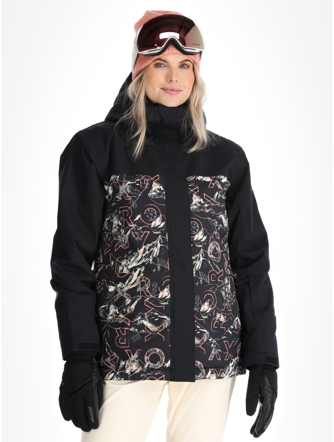 Roxy, Galaxy veste de ski femmes True Black Roxy Summit noir 