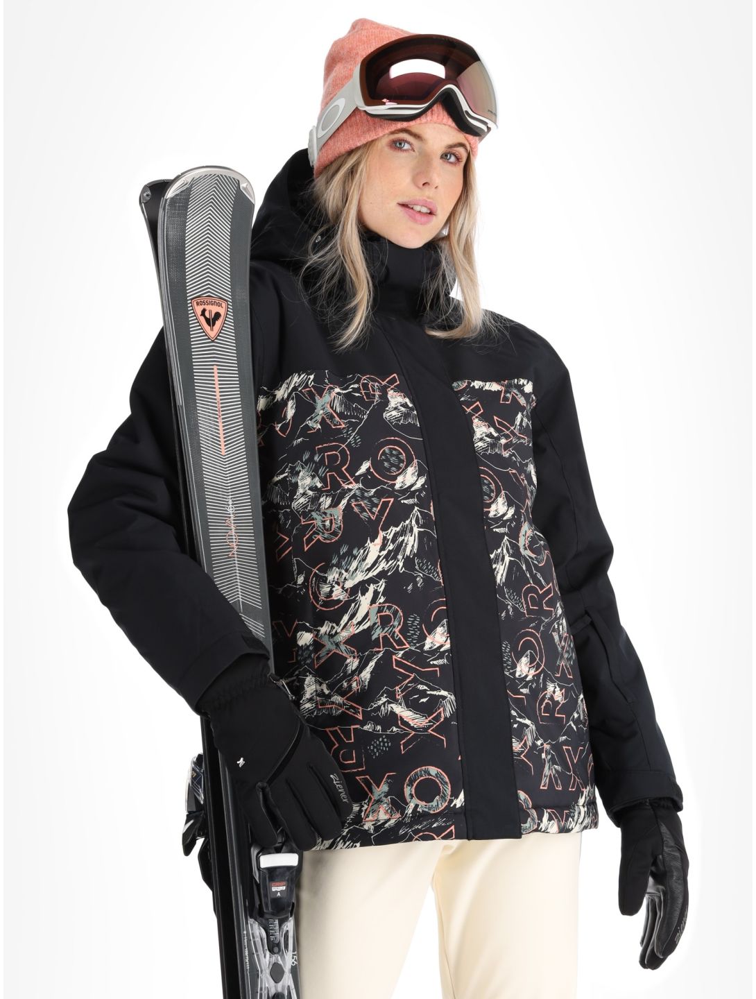 Roxy, Galaxy veste de ski femmes True Black Roxy Summit noir 