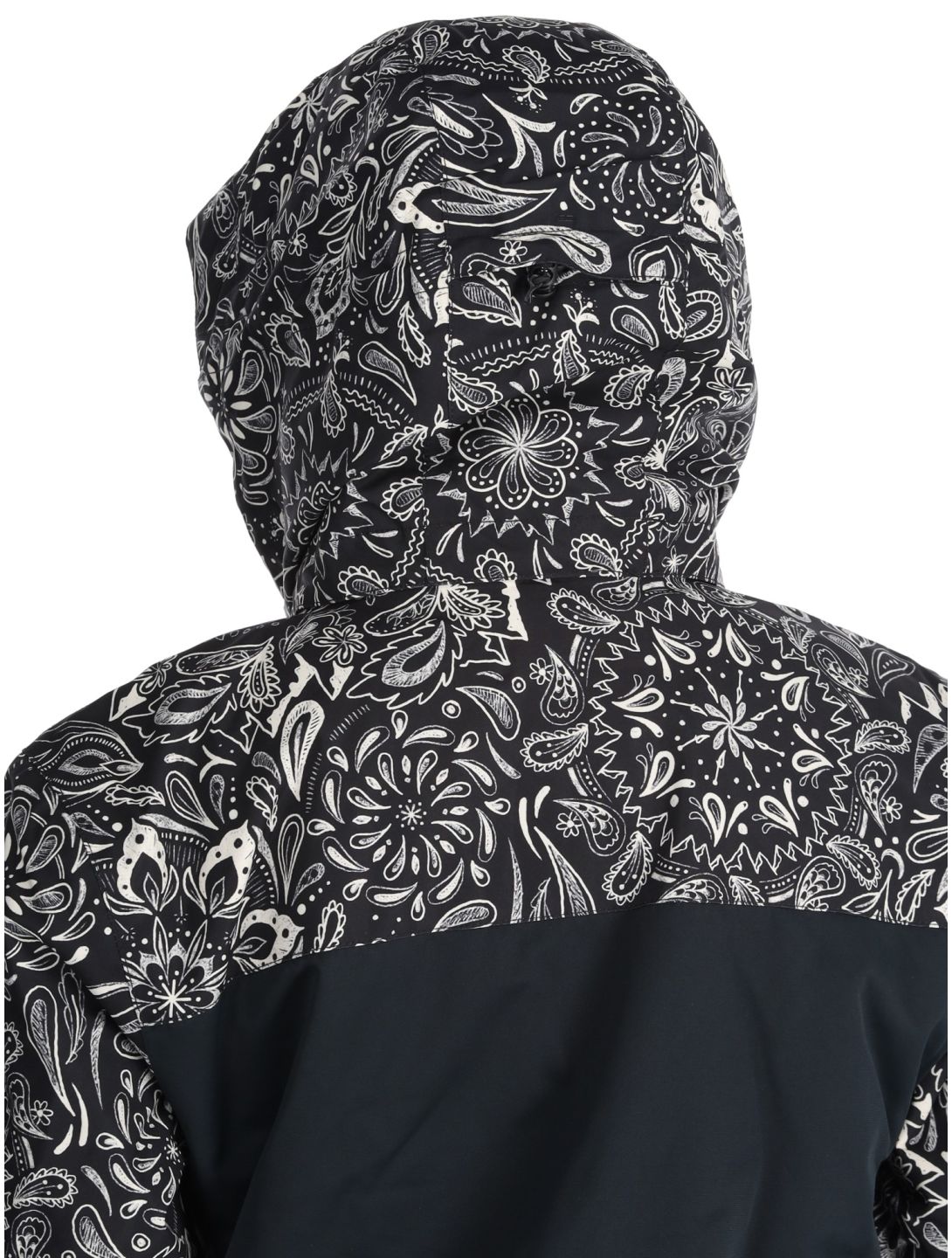 Roxy, Jetty Bloc veste de ski femmes True Black Bandanas blanc, noir 