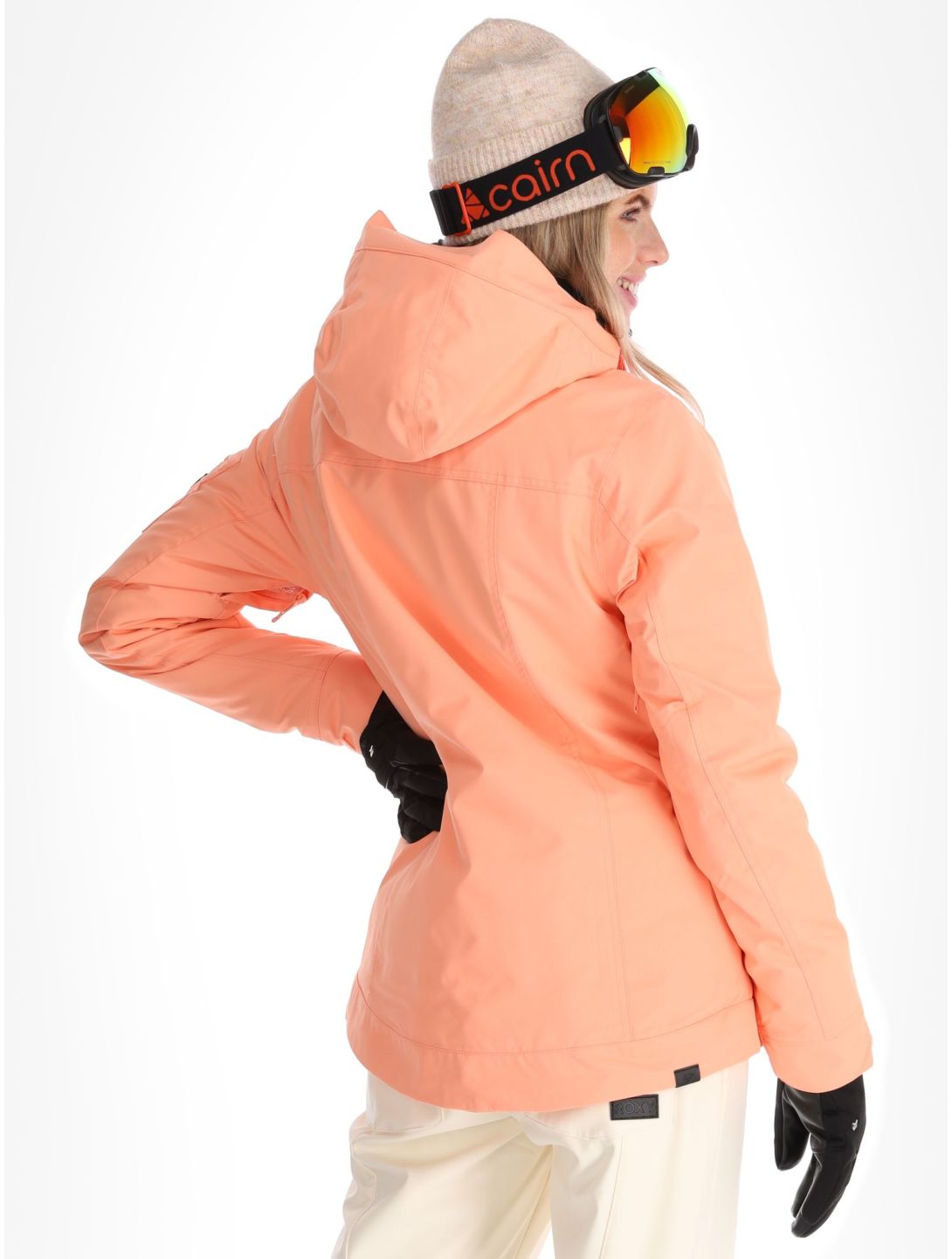 Roxy, Meade veste de ski femmes Peach Pink rose 