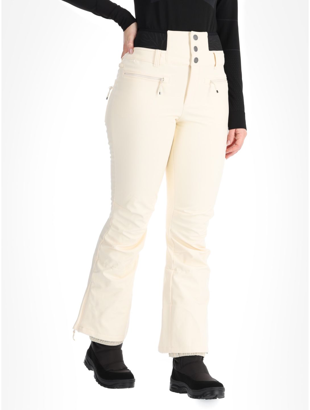 Roxy, Rising High pantalon de ski femmes Buttercream beige 