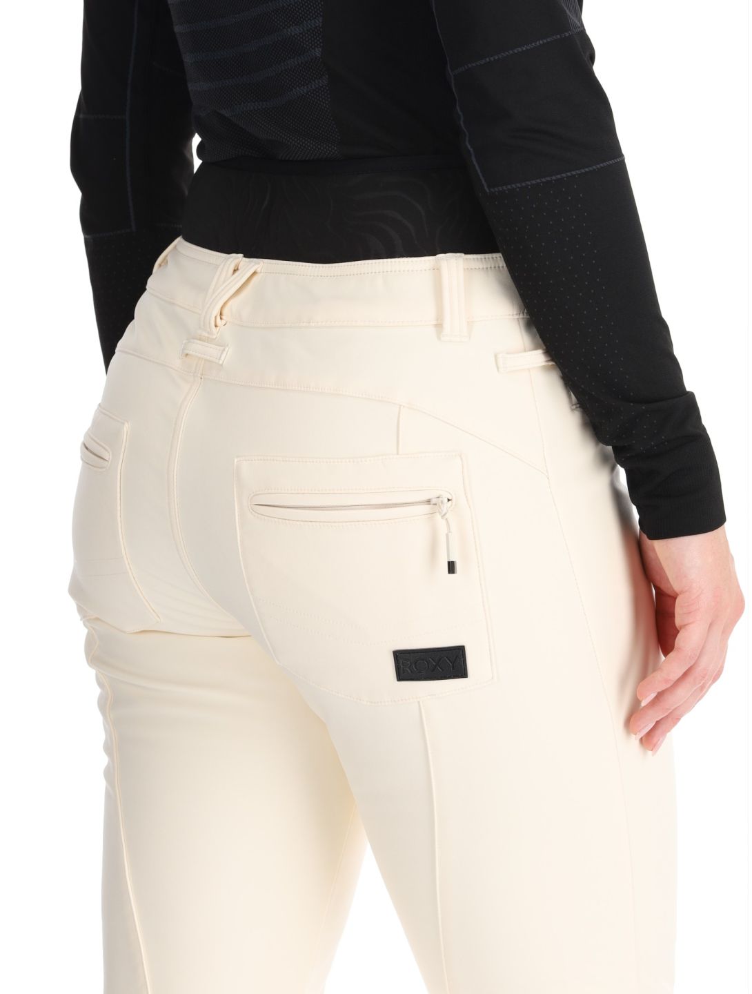 Roxy, Rising High pantalon de ski femmes Buttercream beige 