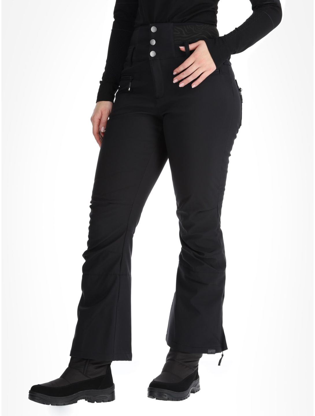 Roxy, Rising High pantalon de ski femmes True Black noir 