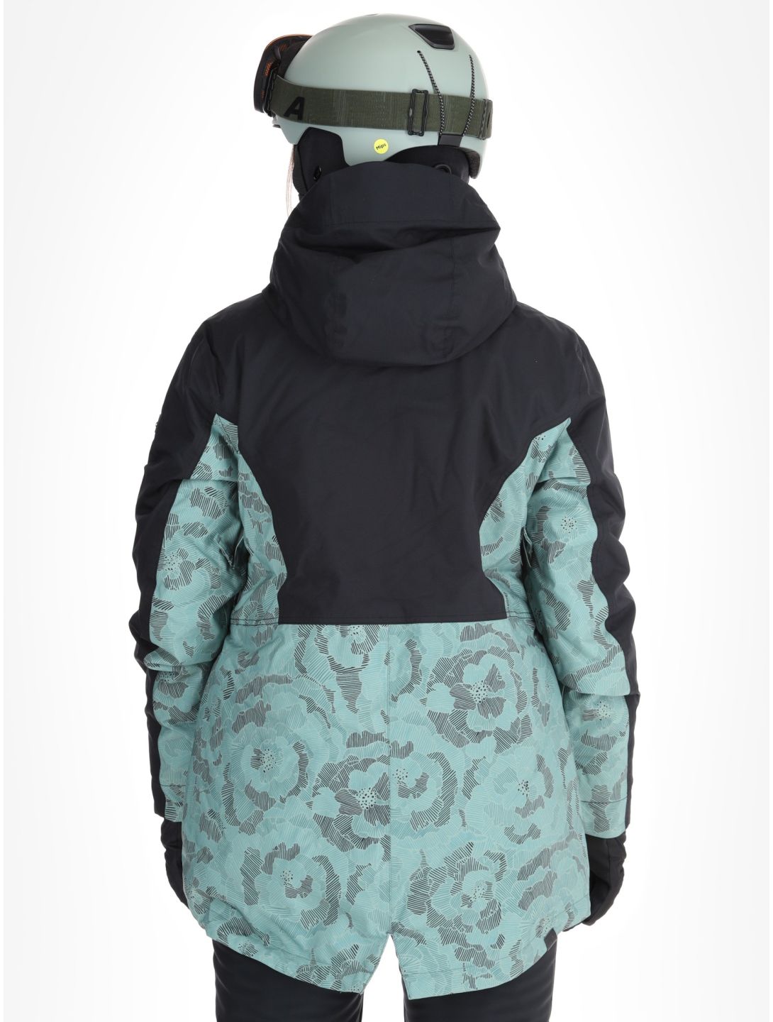 Roxy, Stated veste de ski femmes Lily Pad Sketch Book noir, vert 