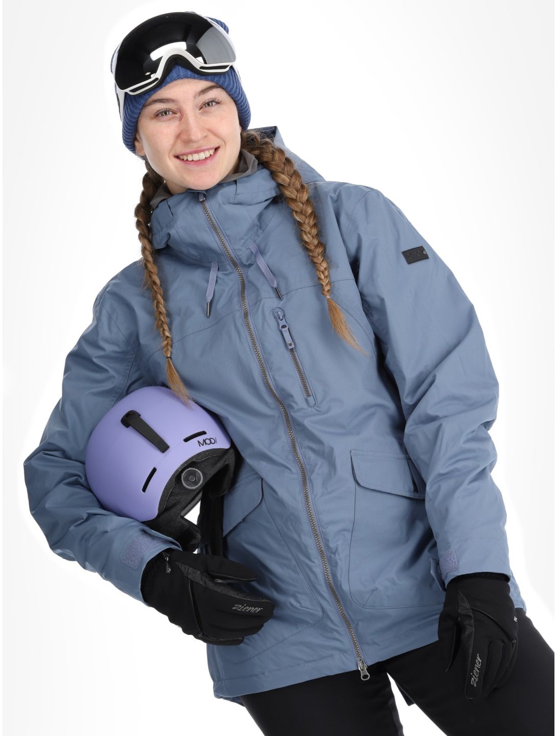 Roxy, Stated veste de ski femmes Wild Wind bleu 