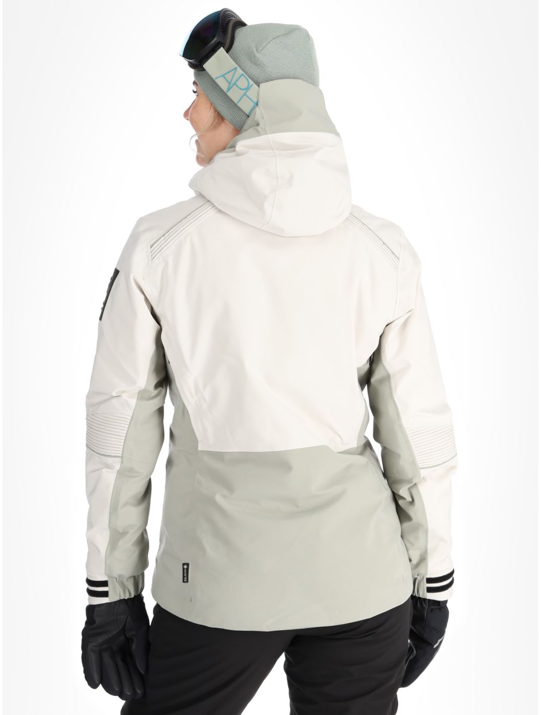 Rukka, Saarla veste de ski femmes Natural White beige, gris 