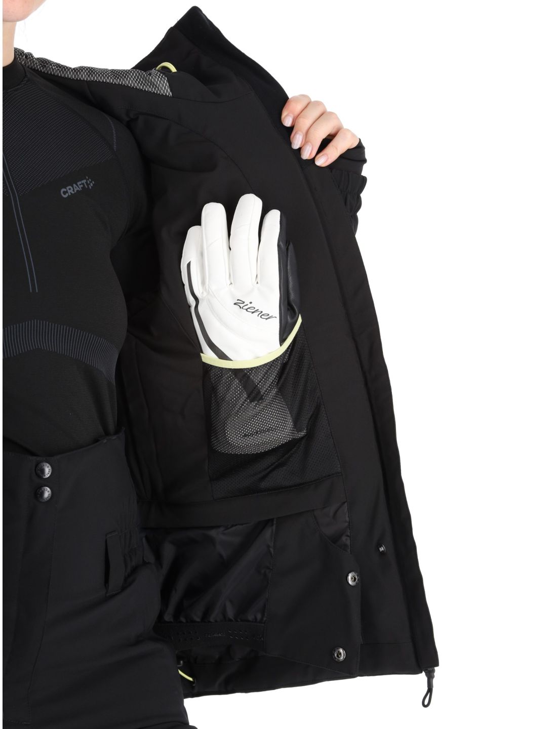 Rukka, Sarva veste de ski femmes Basic Black noir 