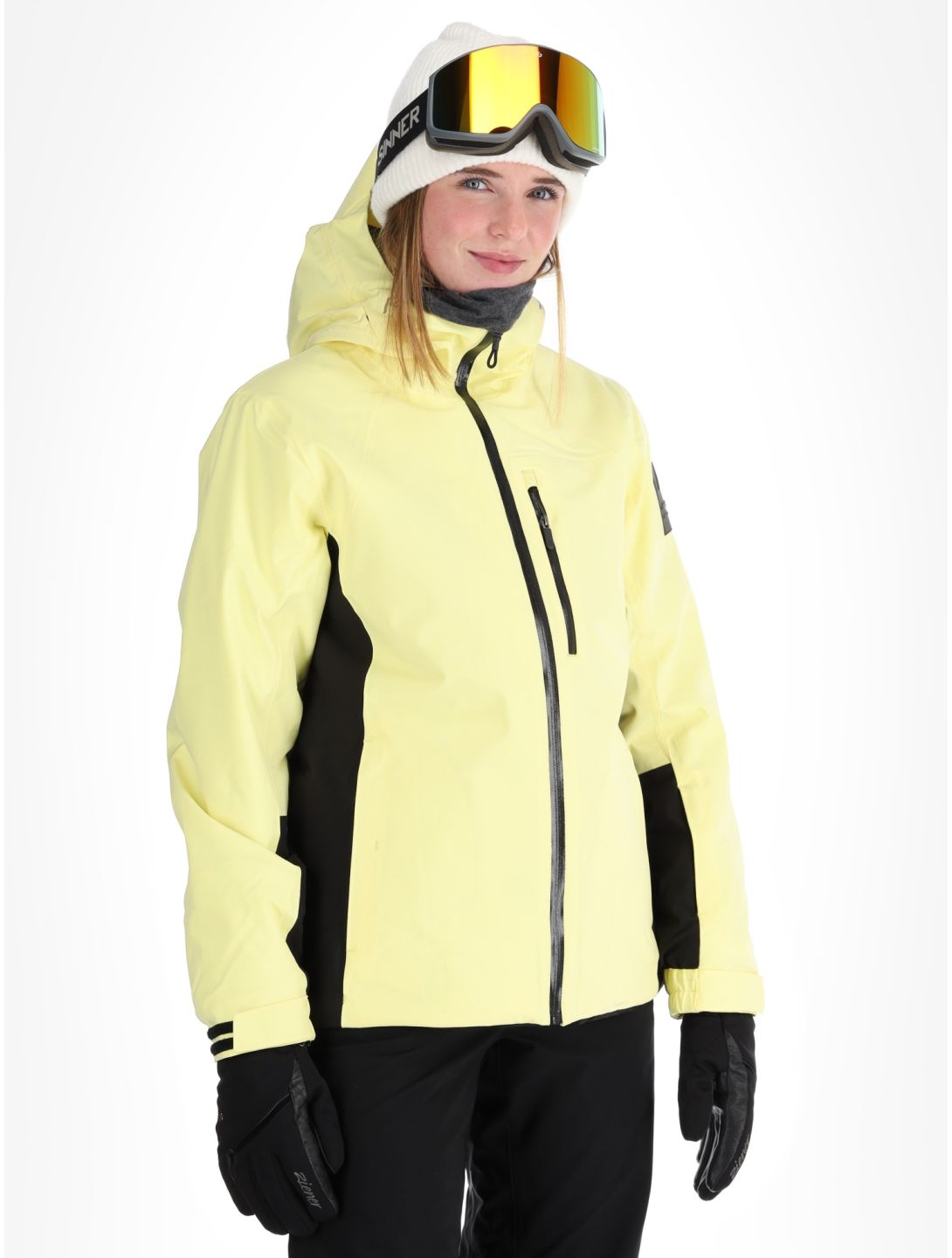 Rukka, Sarva veste de ski femmes Pale Yellow jaune 