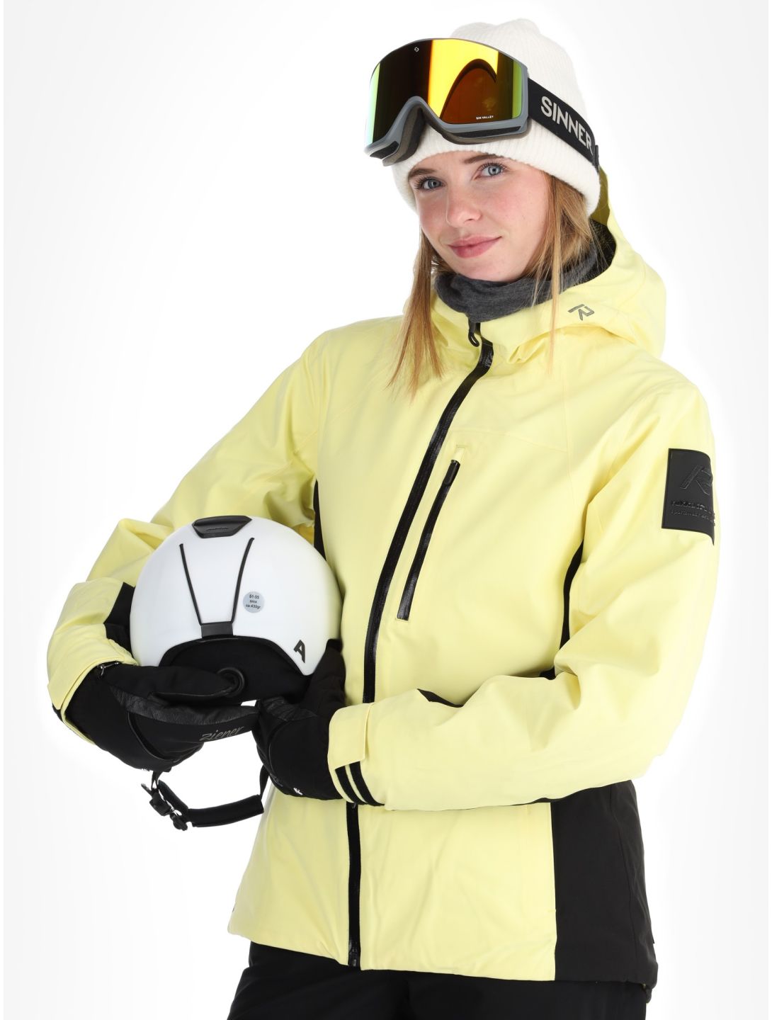 Rukka, Sarva veste de ski femmes Pale Yellow jaune 