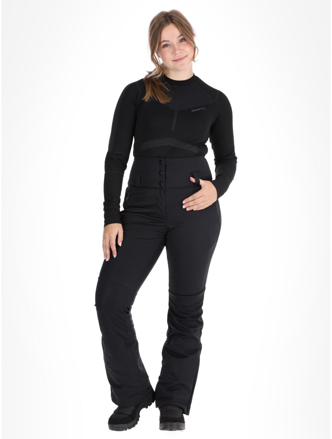 Rukka, Soikko pantalon de ski en softshell femmes Basic Black noir 