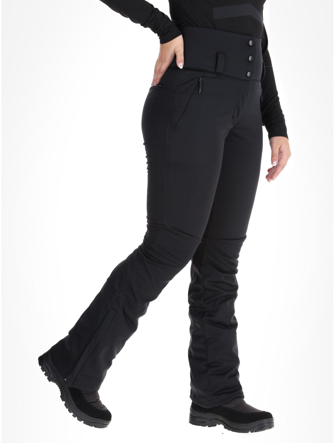 Rukka, Soikko pantalon de ski en softshell femmes Basic Black noir 