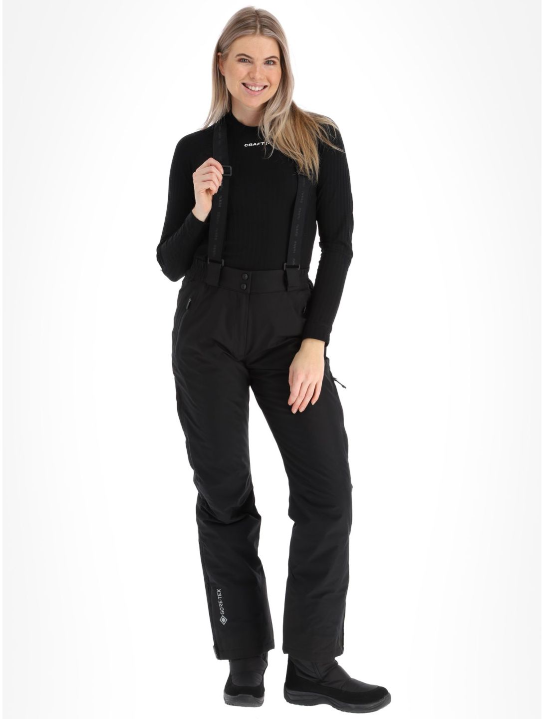 Rukka, Santtio pantalon de ski femmes Black noir 