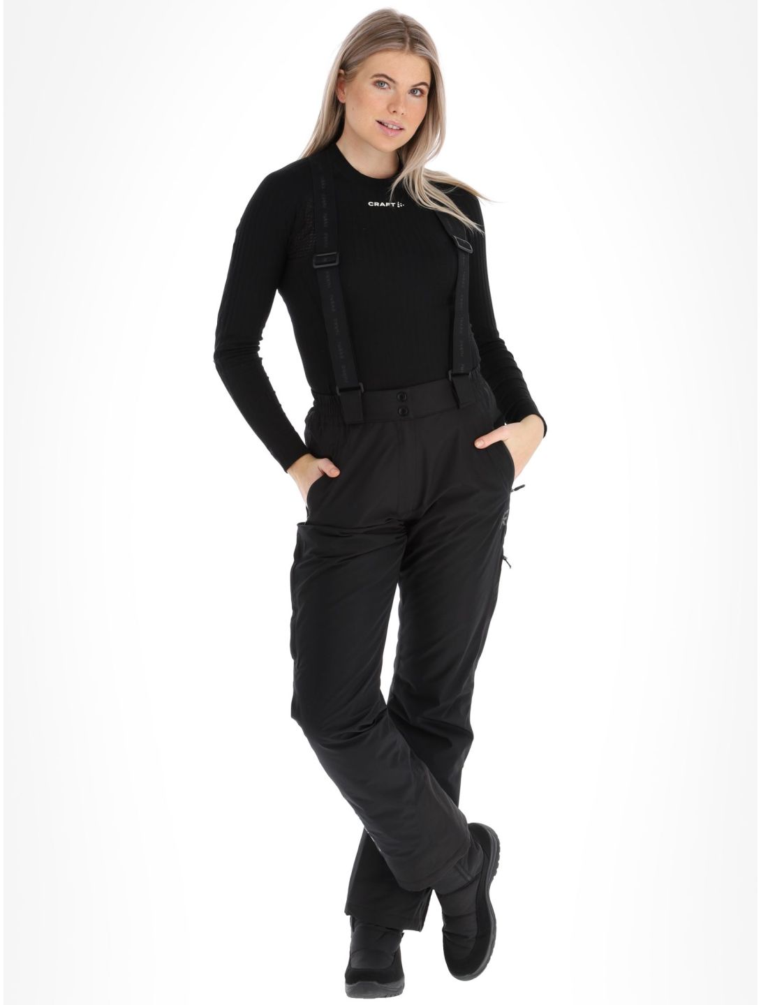 Rukka, Santtio pantalon de ski femmes Black noir 