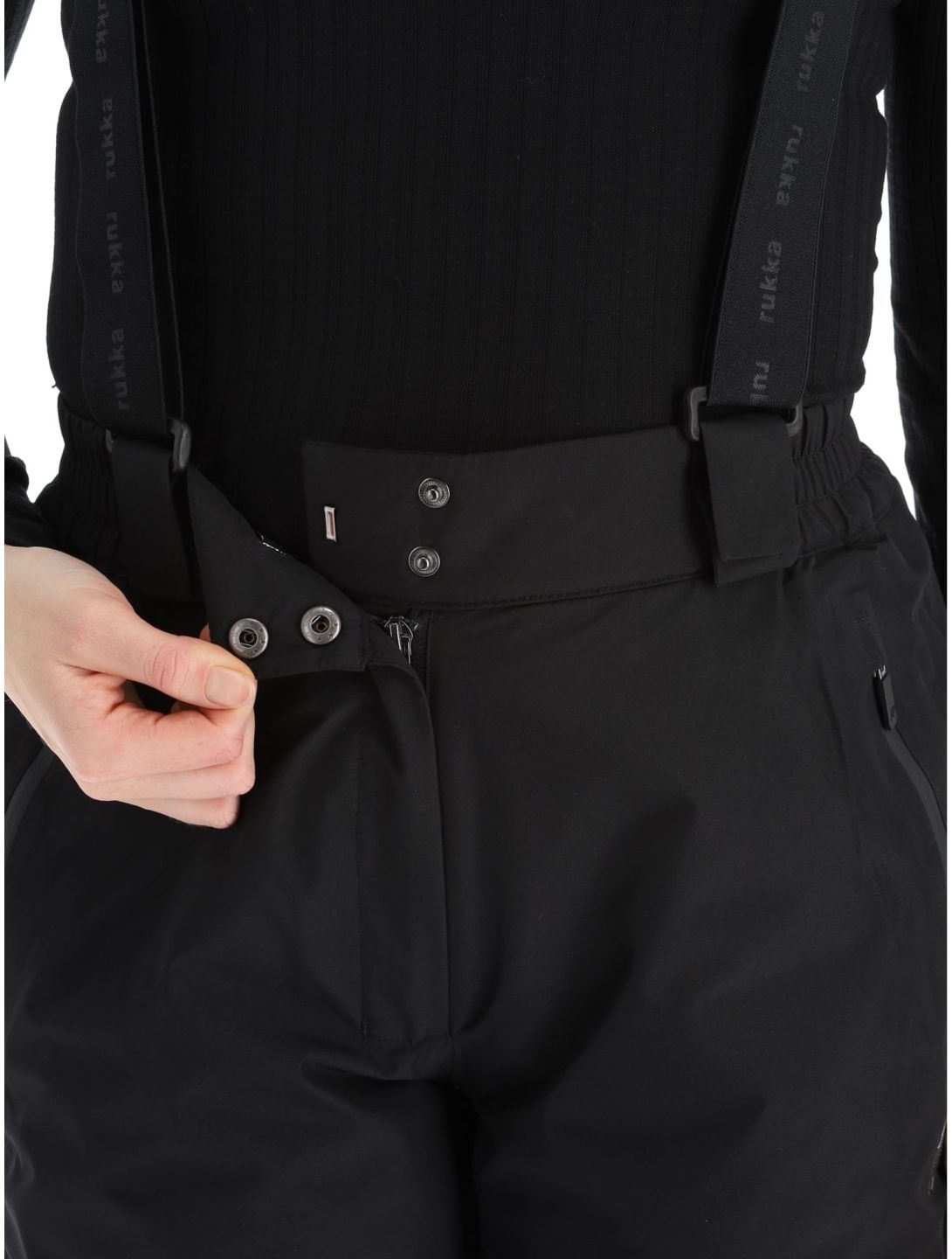 Rukka, Santtio pantalon de ski femmes Black noir 