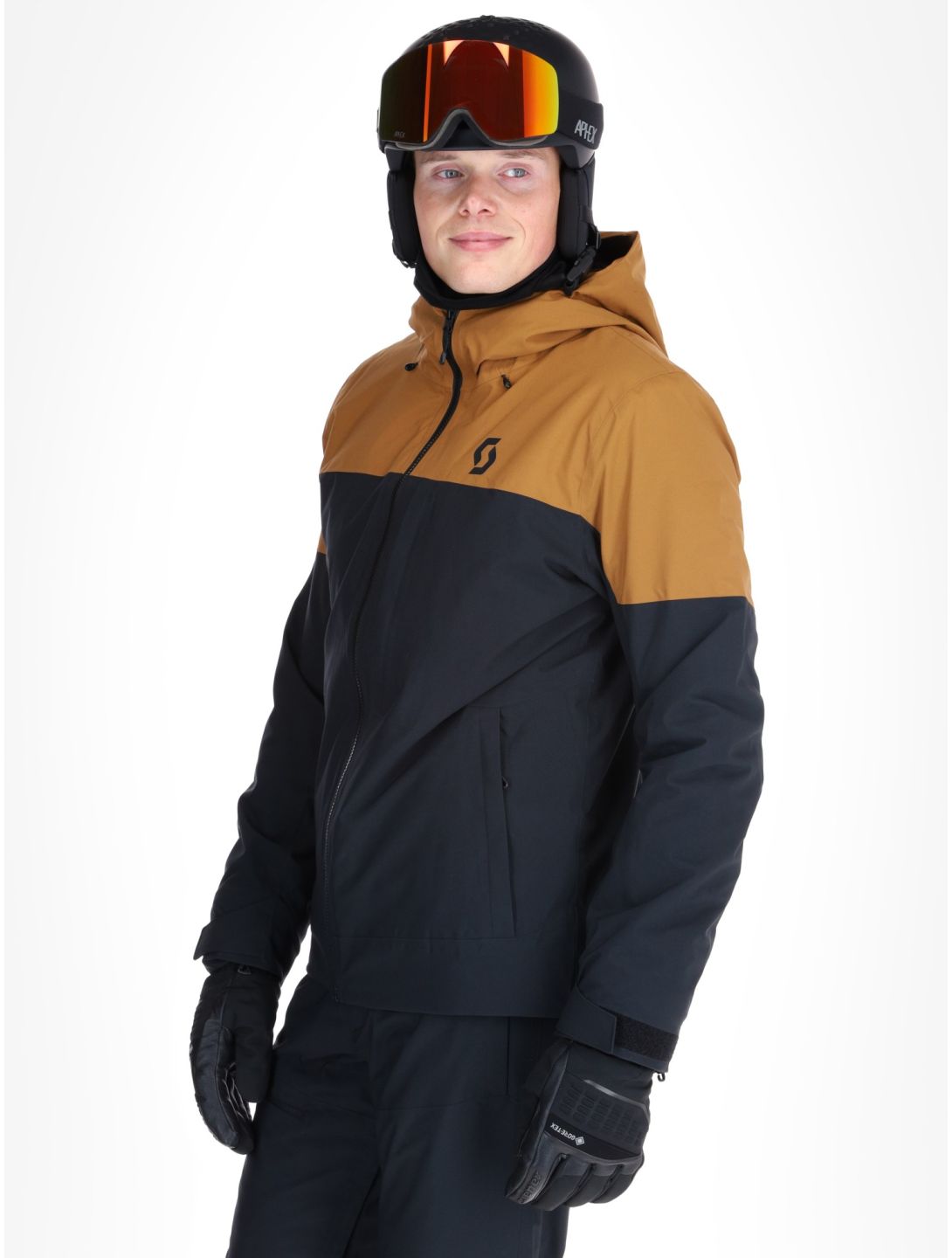 Scott, Jacket M's Ultimate Dryo 10 veste de ski hommes Bread Brown / Black brun, noir 