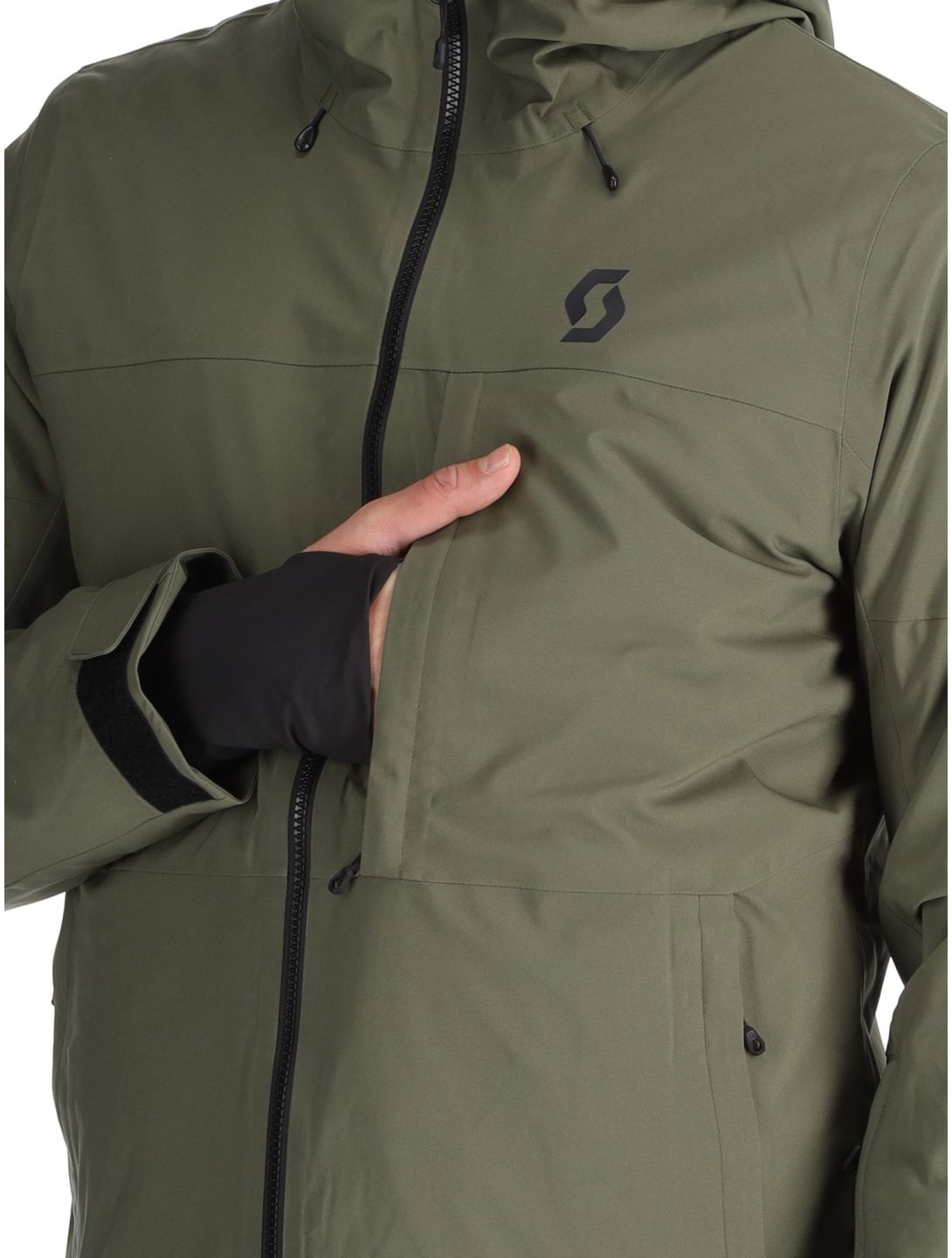 Scott, Jacket M's Ultimate Dryo 10 veste de ski hommes Douglas Green vert 