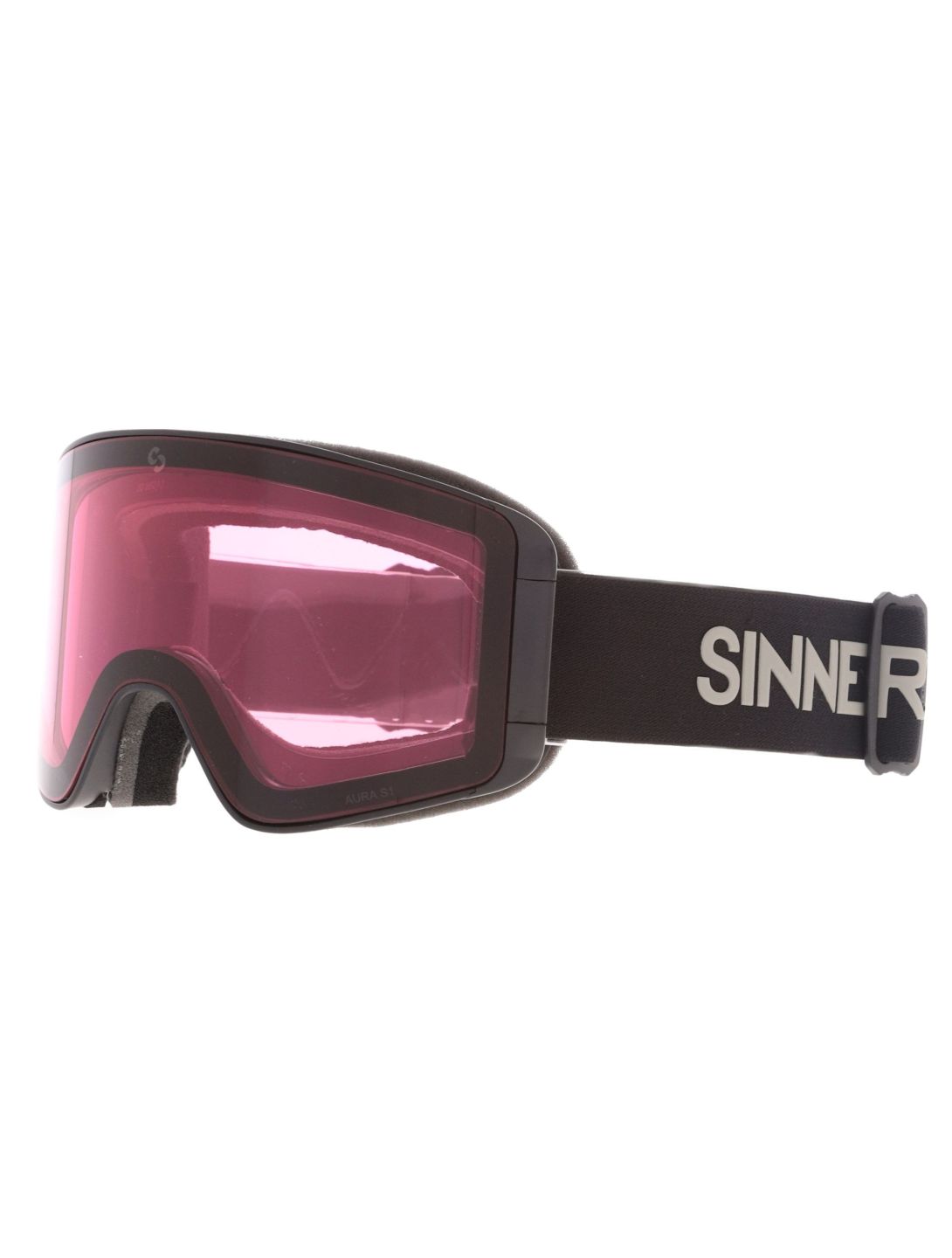 Sinner, Aura lunettes de ski objectif supplémentaire unisexe Matt Black noir 